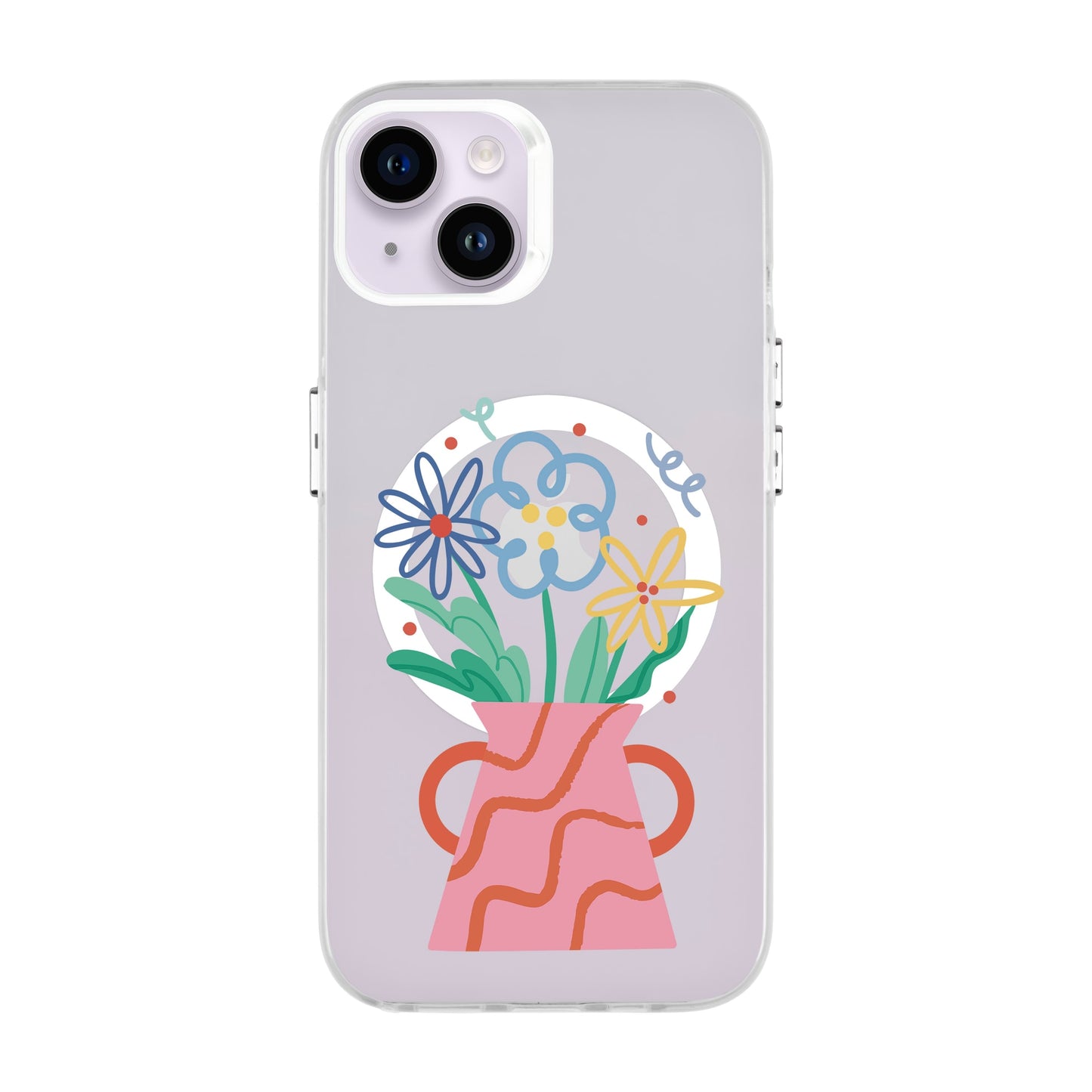 PINK VASE-iPhone 14 Plus Hold Kılıf MagSafe Özellikli