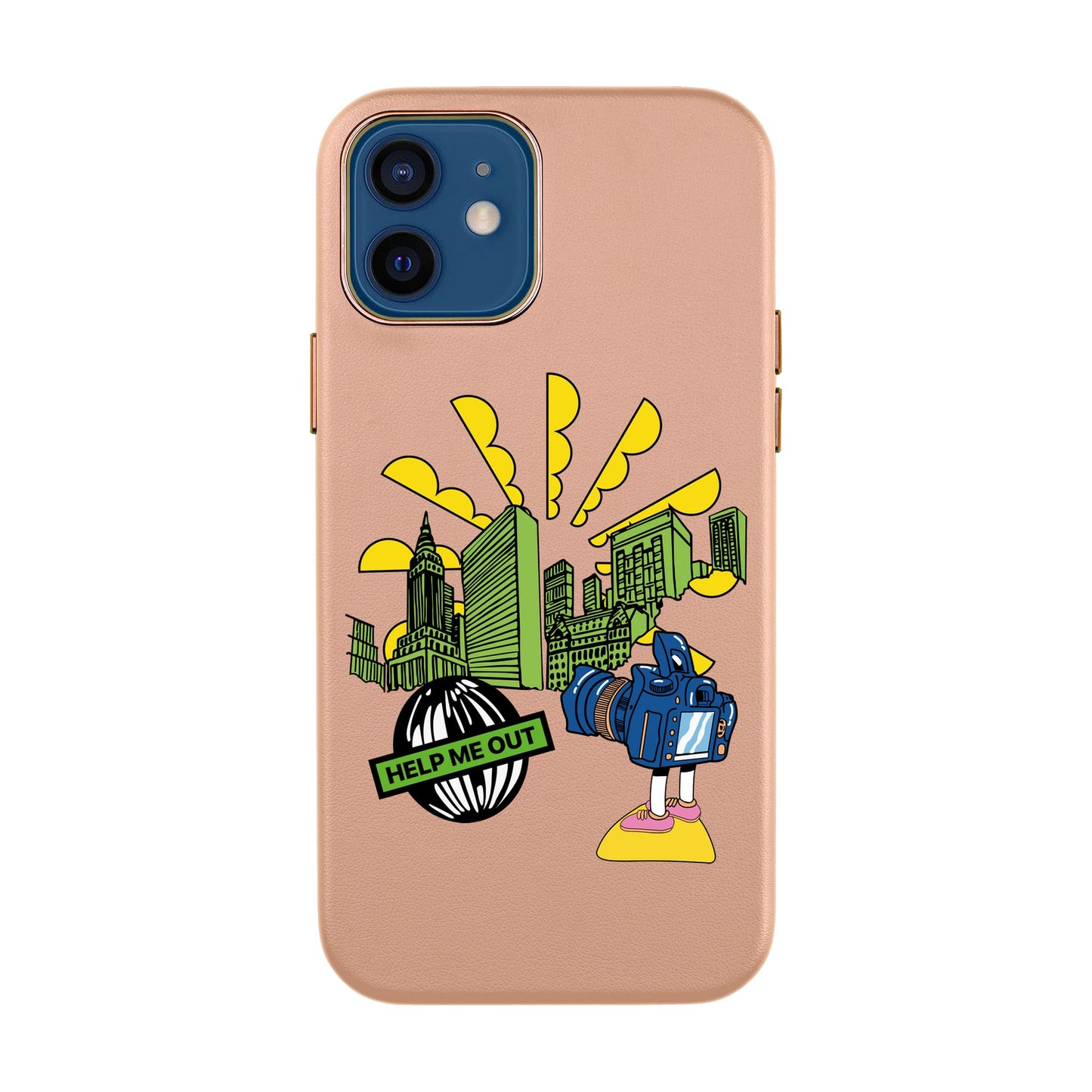 HELP ME OUT-iPhone 11 Pro Max Leather Kılıf