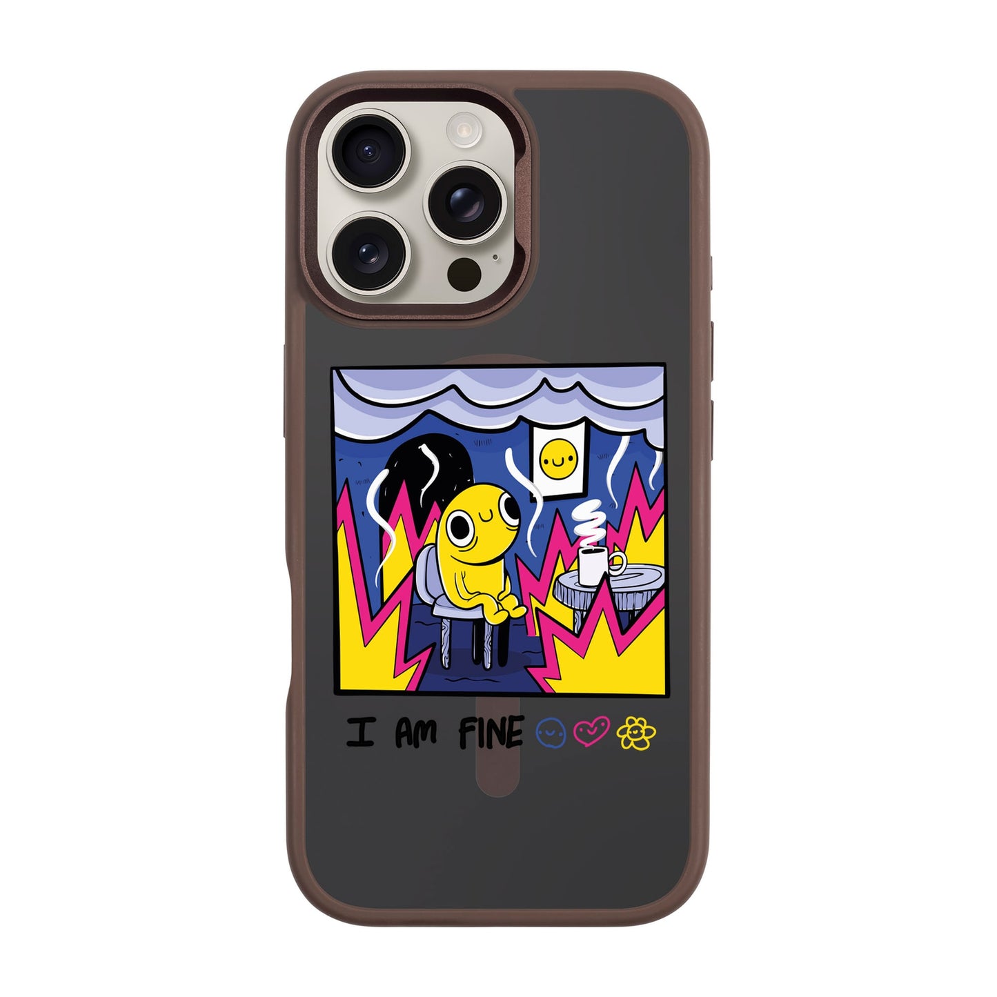 I AM FINE-iPhone 16 Pro Max Rise Kılıf MagSafe Özellikli
