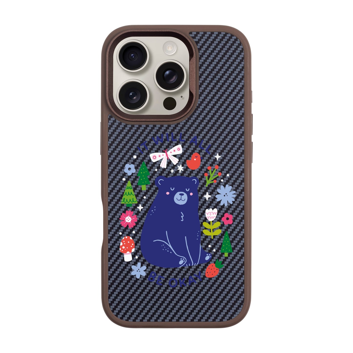 BE OKAY-iPhone 16 Pro Plaid Kılıf MagSafe Özellikli