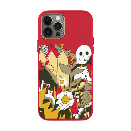 EVERYTHING IS BURNING-iPhone XR Leather Kılıf