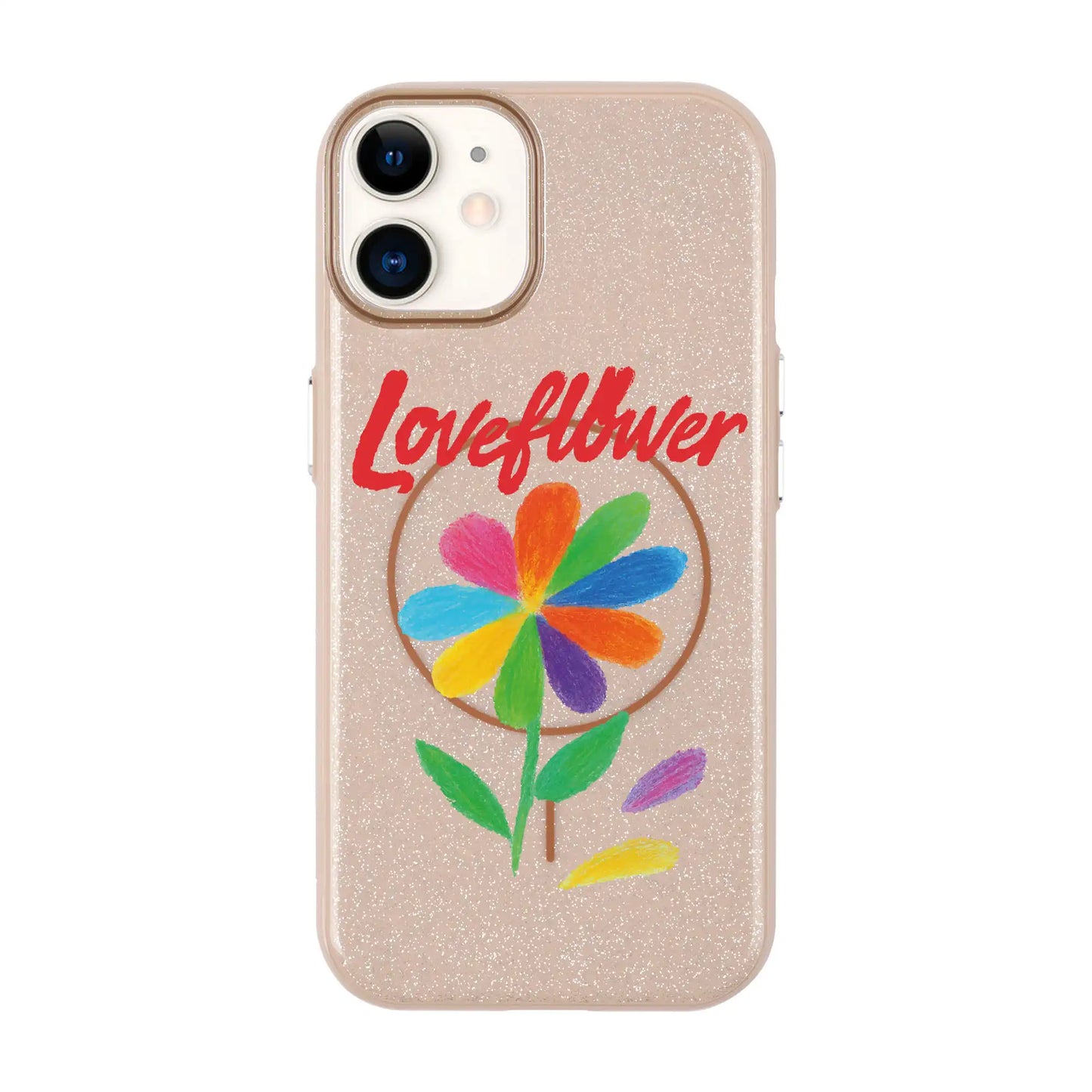 LOVE FLOWER-iPhone 11 Radiant Kılıf MagSafe Özellikli