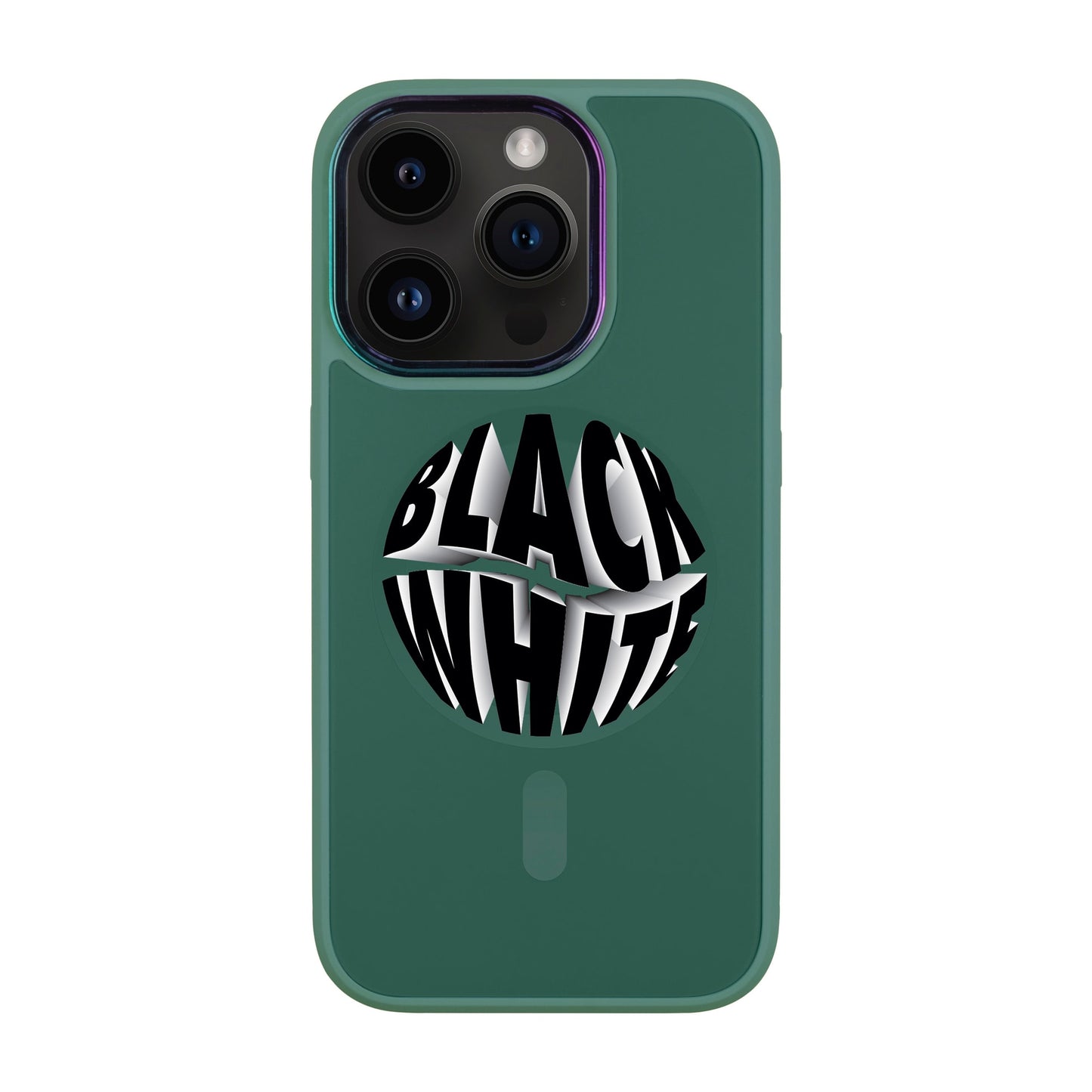 BLACK WHITE-iPhone 12 Pro Vigor Kılıf MagSafe Özellikli