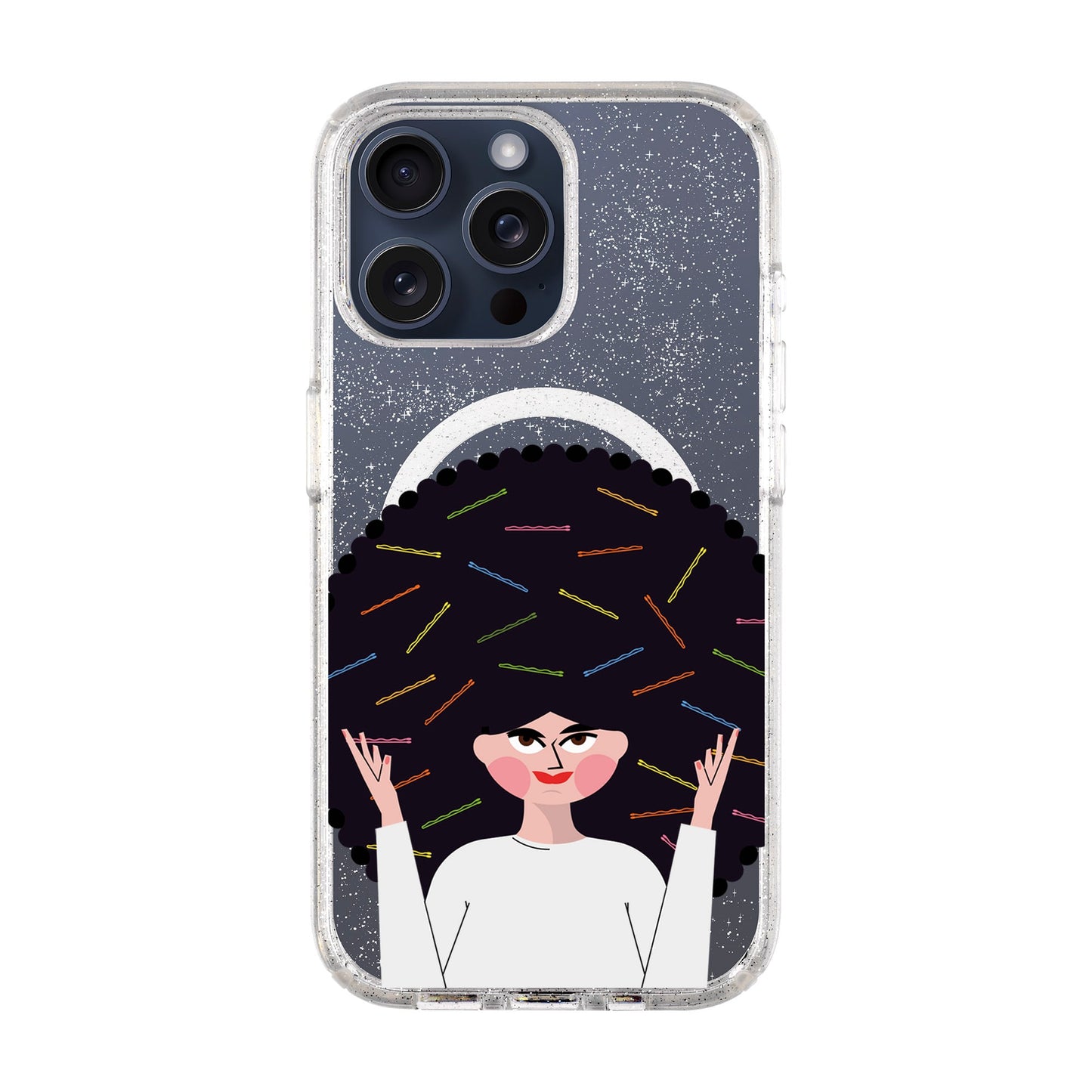 TISSERAND DE LA GRAVITÉ-iPhone 15 Pro Max Shiny Kılıf MagSafe Özellikli