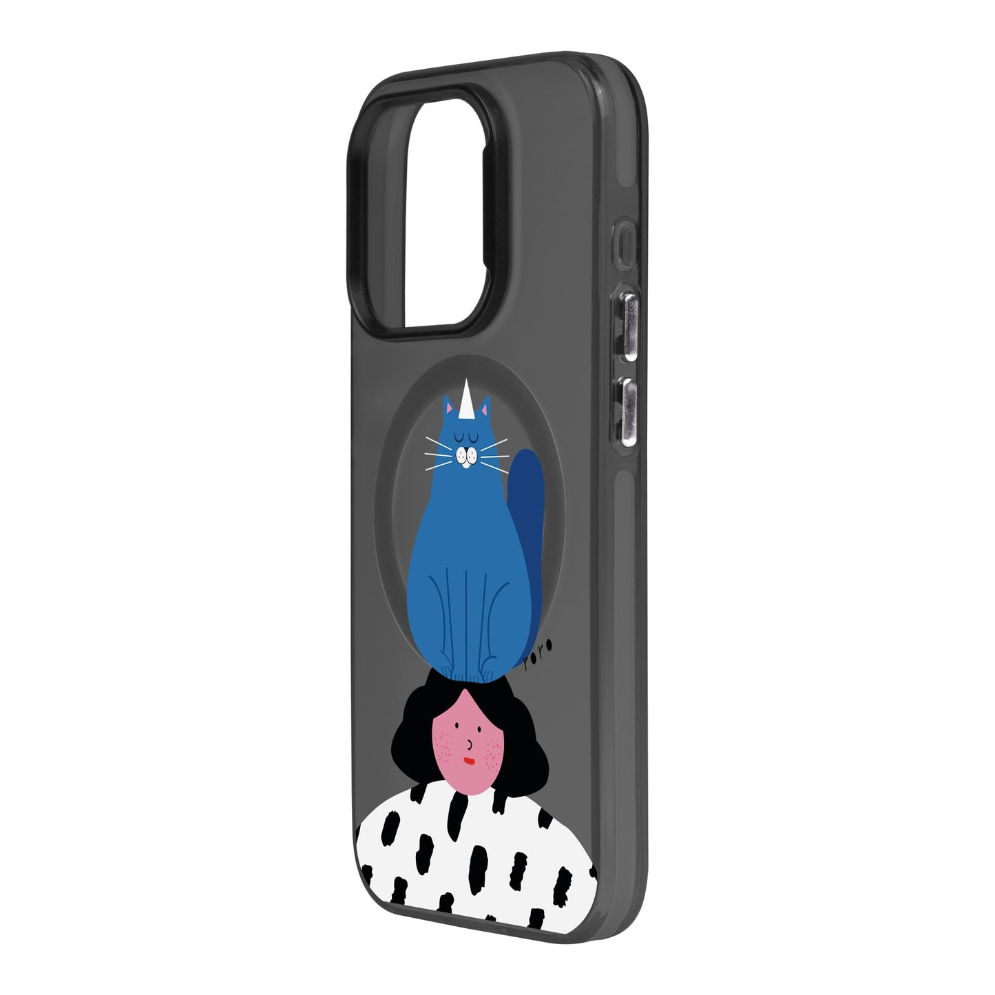 NAUGHTY CAT-iPhone 13 Hold Kılıf MagSafe Özellikli