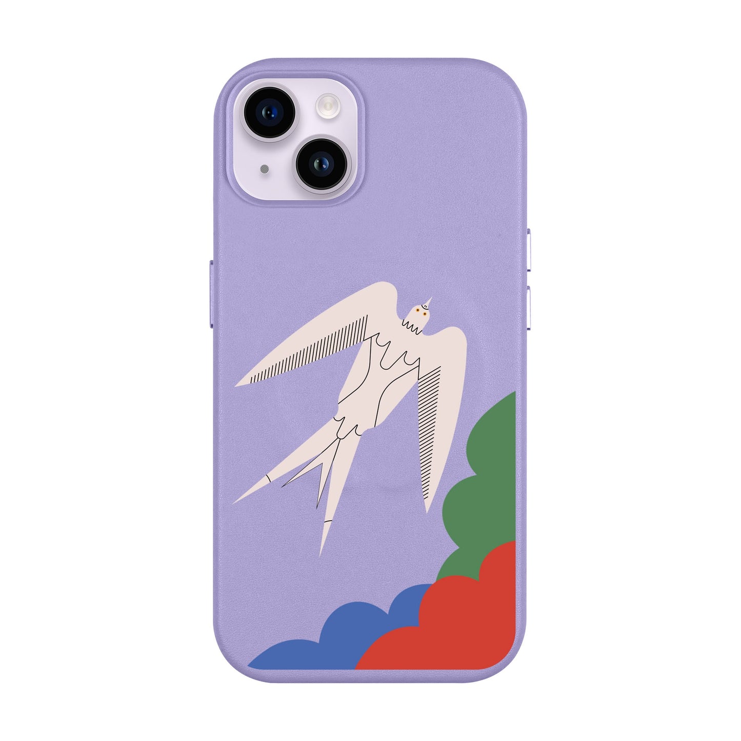 L’OISEAU LIBRE-iPhone 14 Plus Leather Kılıf MagSafe Özellikli