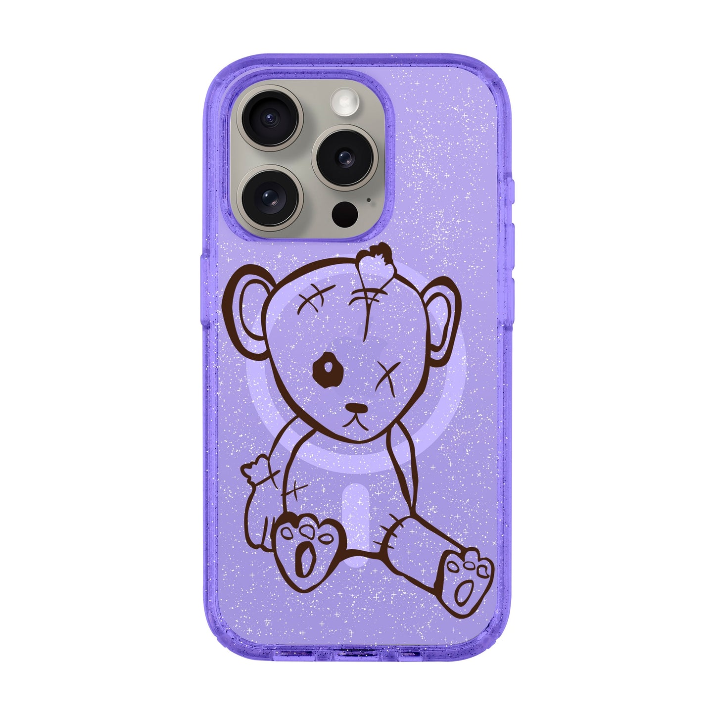 BABY BEAR-iPhone 15 Pro Shiny Kılıf MagSafe Özellikli