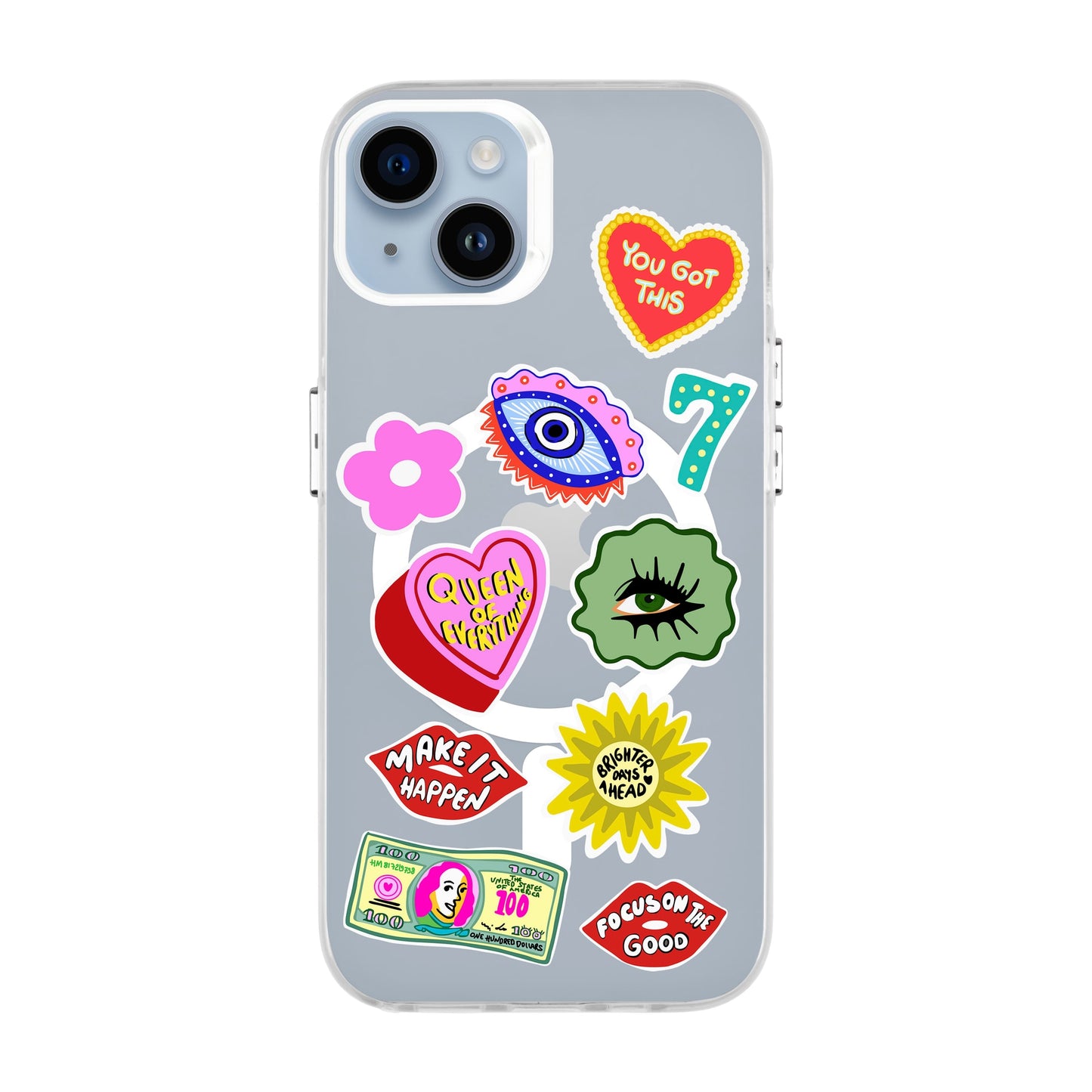 HM STICKERS-iPhone 14 Plus Hold Kılıf MagSafe Özellikli