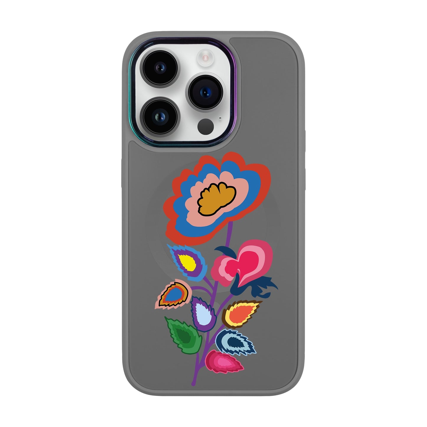 KNITTED FLOWER-iPhone 13 Pro Vigor Kılıf MagSafe Özellikli