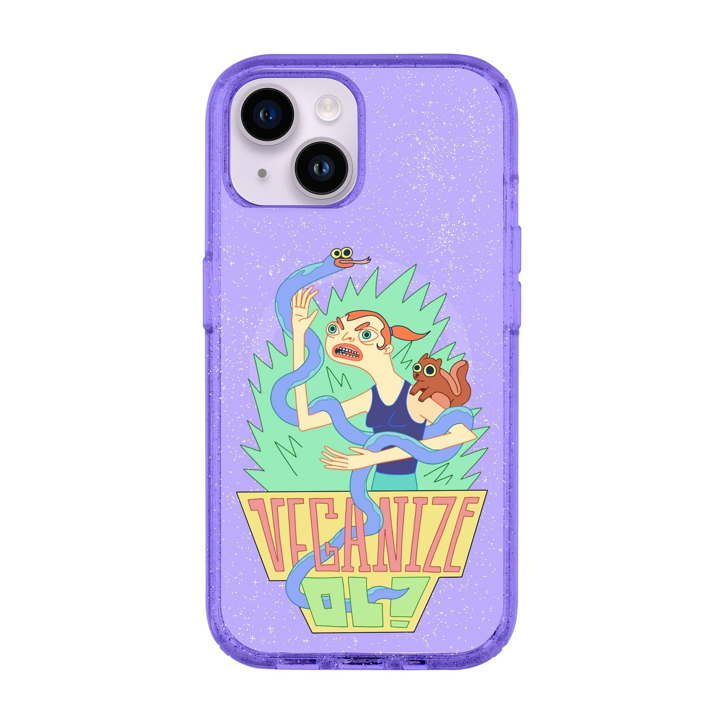 VEGANİZE-iPhone 14 Shiny Kılıf MagSafe Özellikli