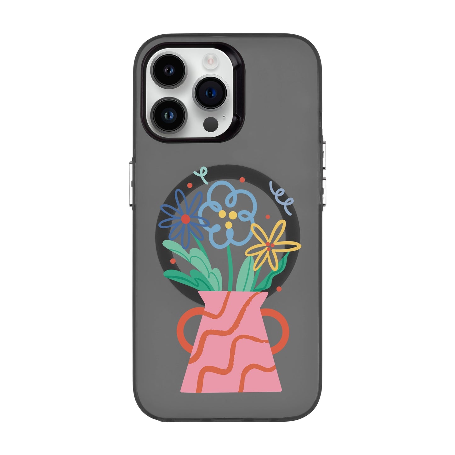 PINK VASE-iPhone 14 Pro Max Hold Kılıf MagSafe Özellikli