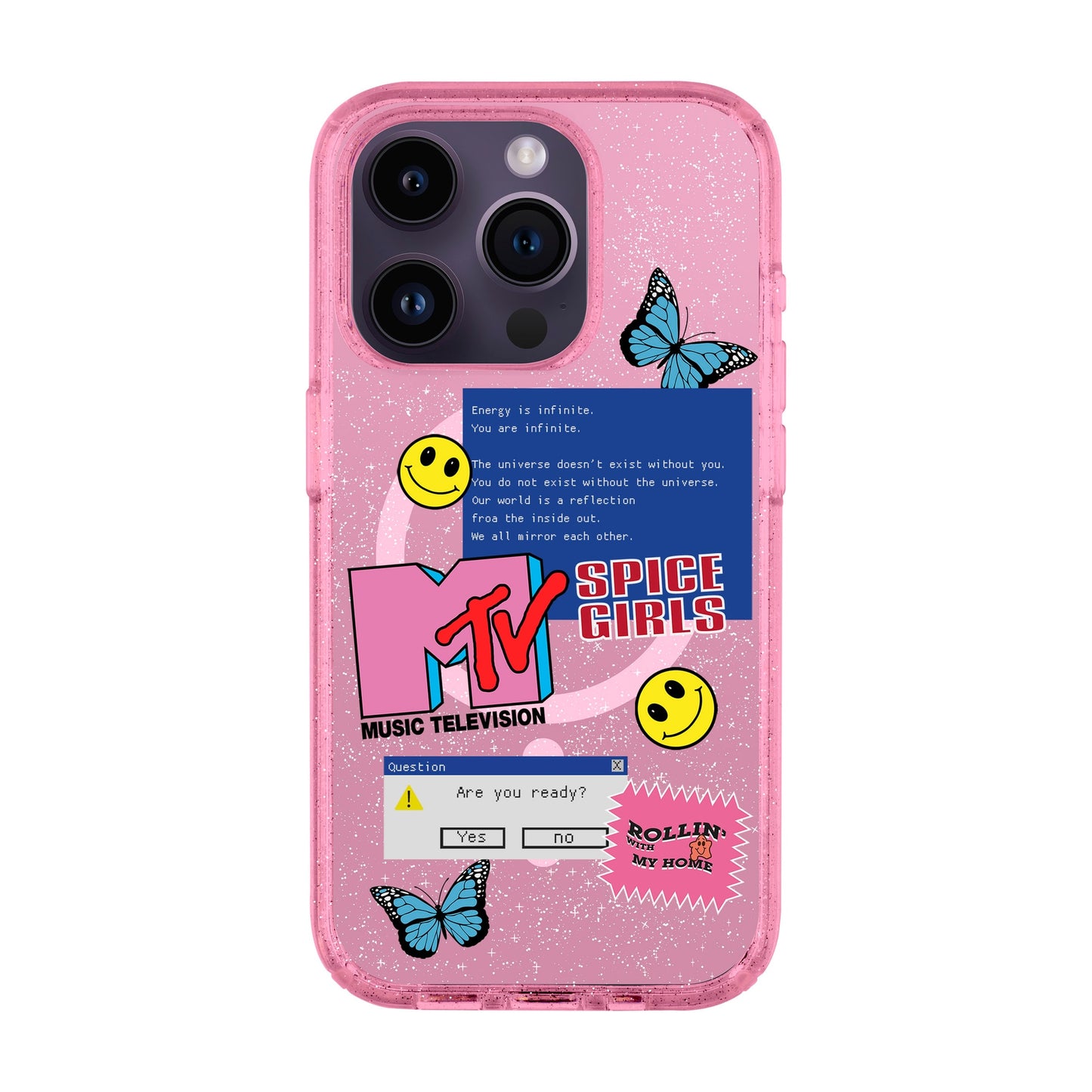 ARE YOU READY-iPhone 14 Pro Shiny Kılıf MagSafe Özellikli