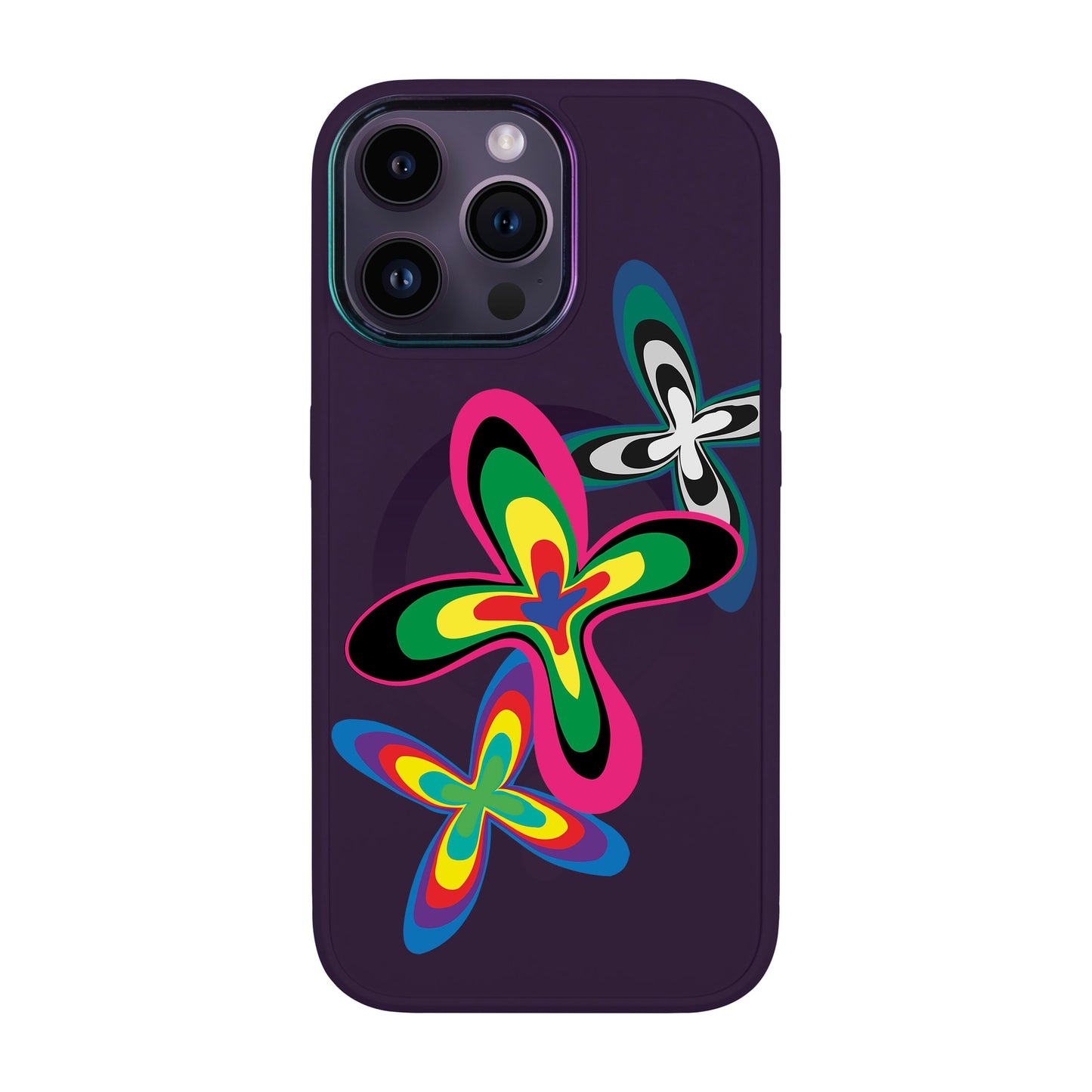 COLOR FLOWER-iPhone 14 Pro Max Vigor Kılıf MagSafe Özellikli