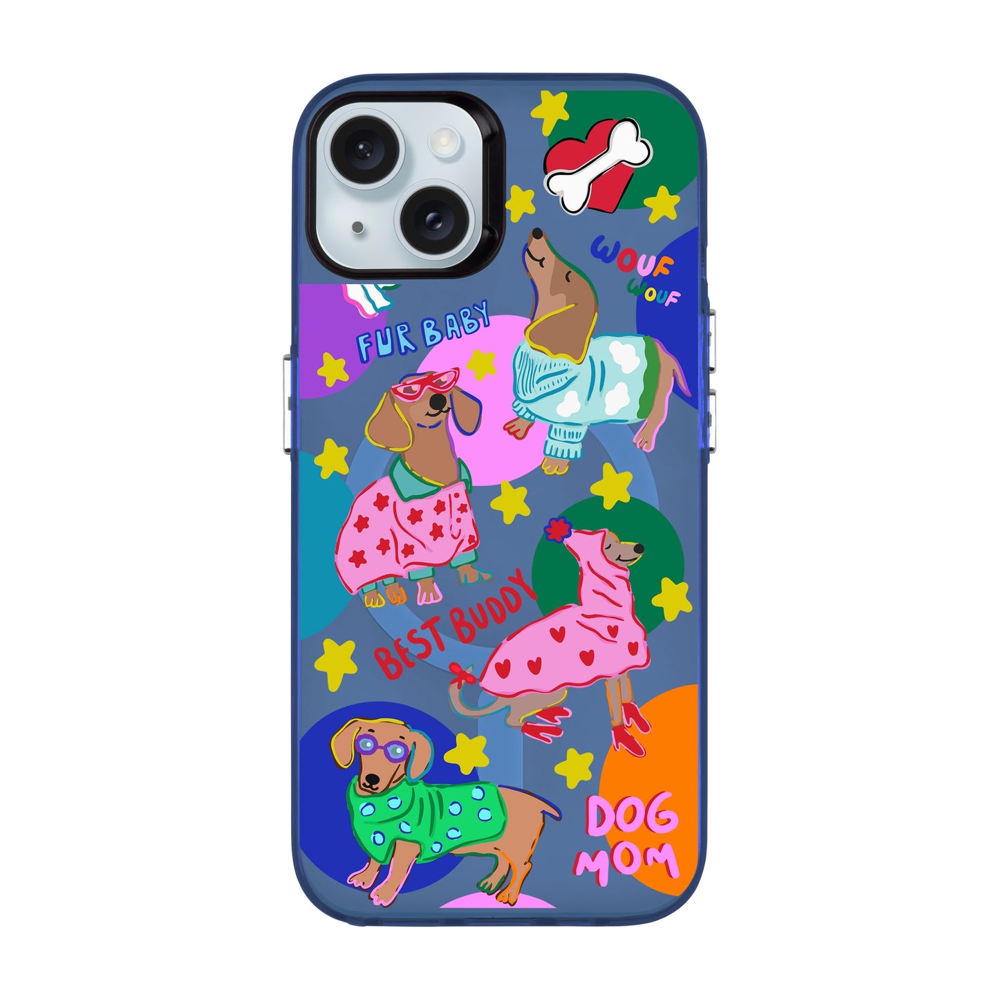 DOG MOM-iPhone 15 Plus Hold Kılıf MagSafe Özellikli