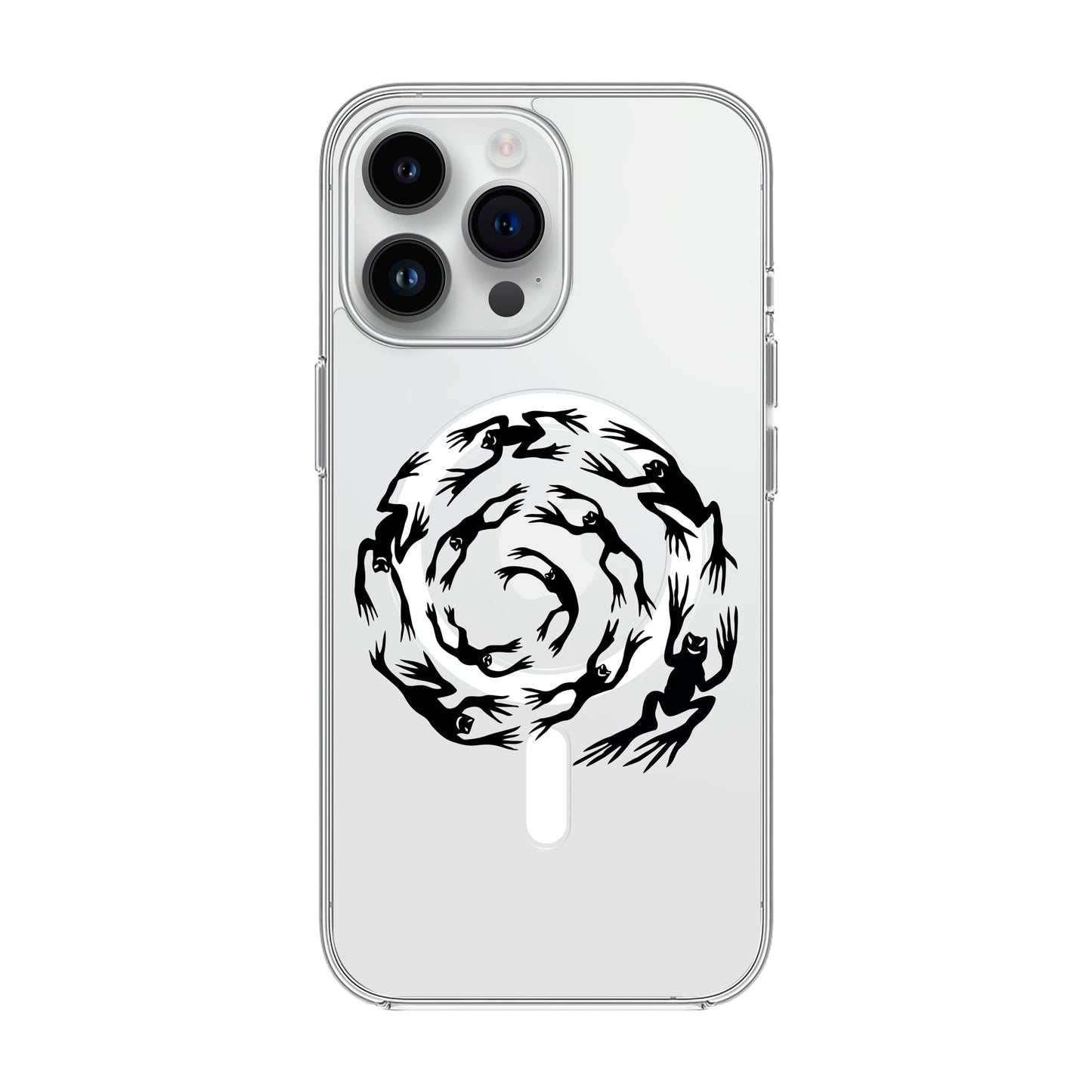 SWIRLING FROG-iPhone 14 Pro Max Solid Kılıf MagSafe Özellikli
