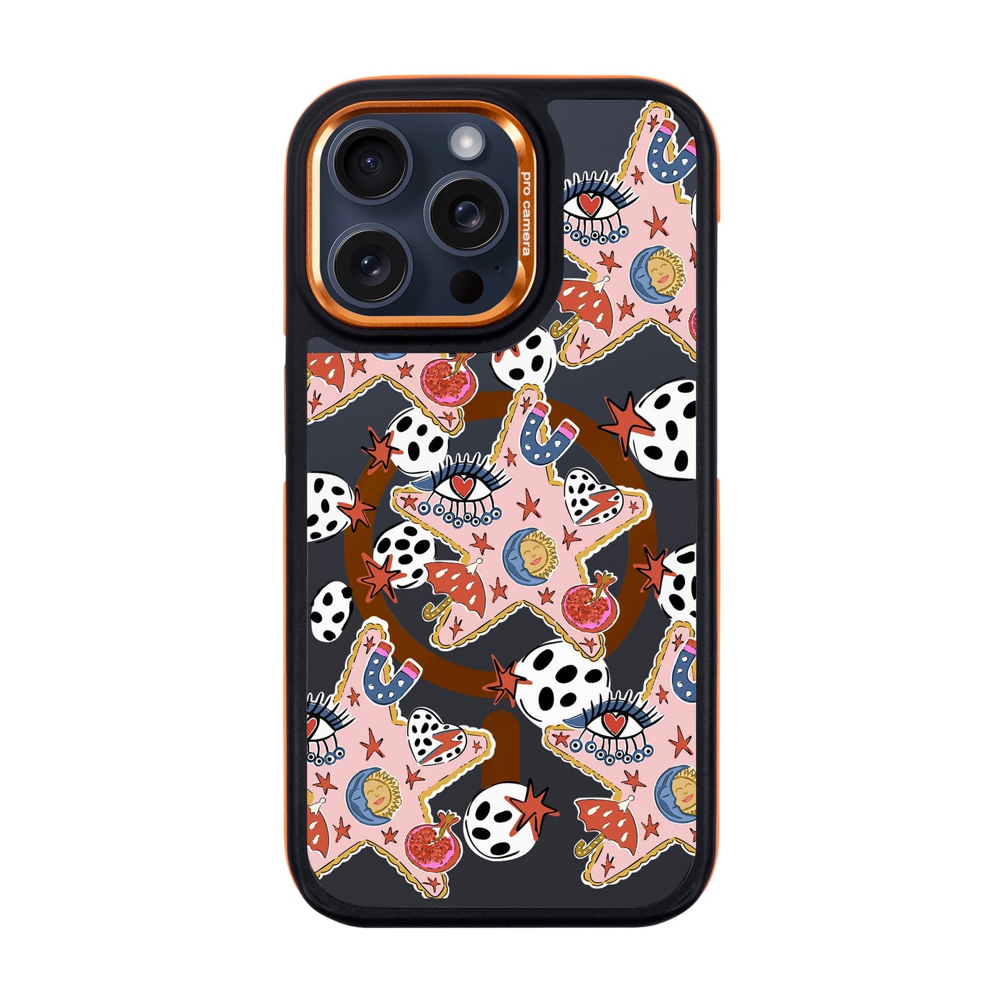 DURUSKO-iPhone 15 Pro Max Dark Kılıf MagSafe Özellikli