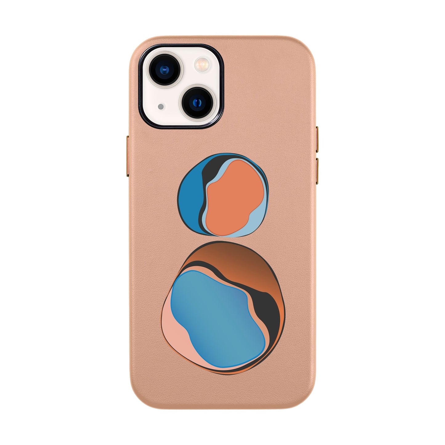 LOOKING FOR GEMS-iPhone 14 Leather Kılıf