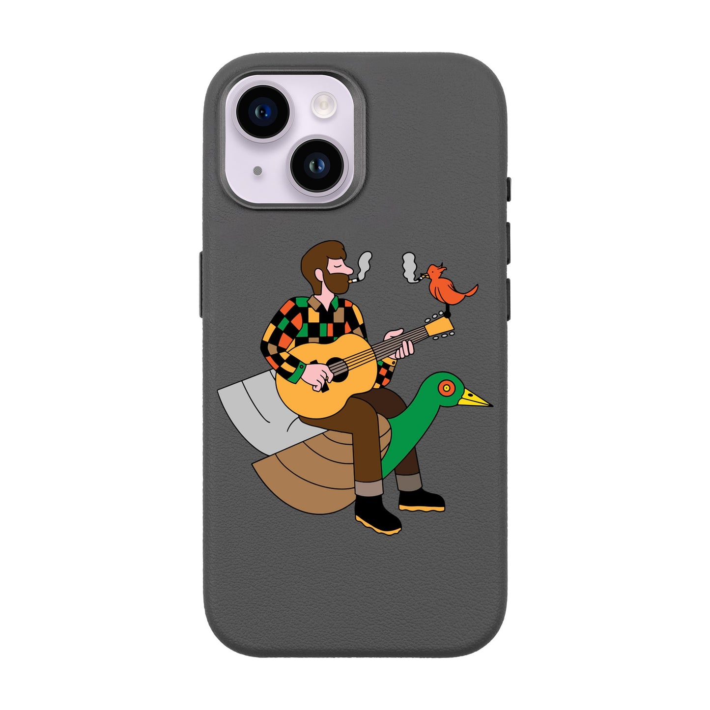 BIRDS OF A FEATHER-iPhone 13 Leather Premium Kılıf MagSafe Özellikli