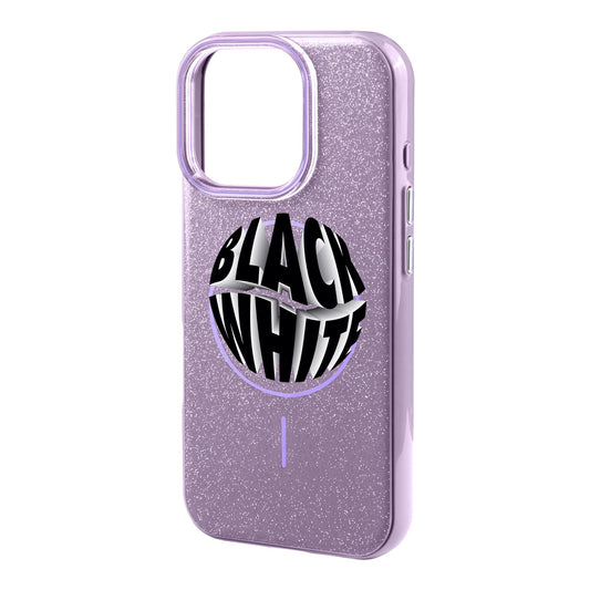 BLACK WHITE-Radiant Kılıf MagSafe Özellikli - iPhone 16 Pro