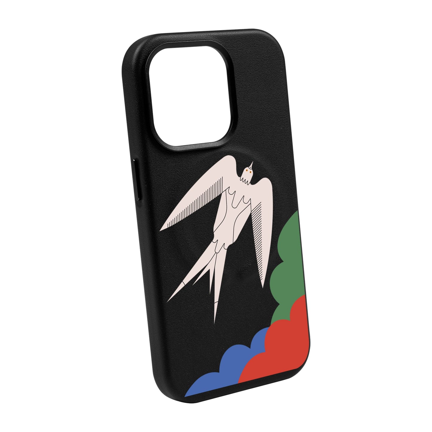 L’OISEAU LIBRE-iPhone 14 Pro Max Leather Kılıf MagSafe Özellikli