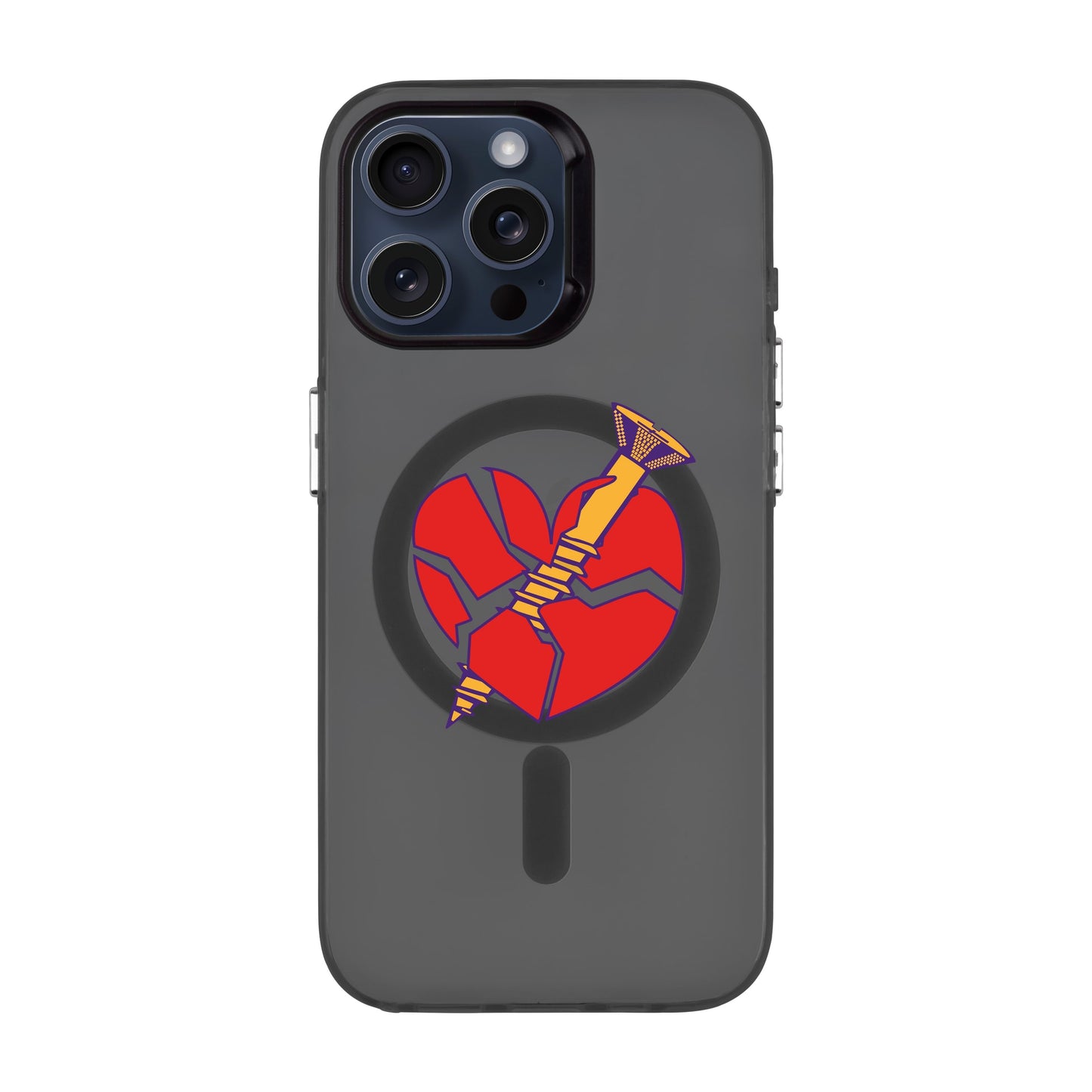 BROKEN HEART-iPhone 13 Pro Max Hold Kılıf MagSafe Özellikli