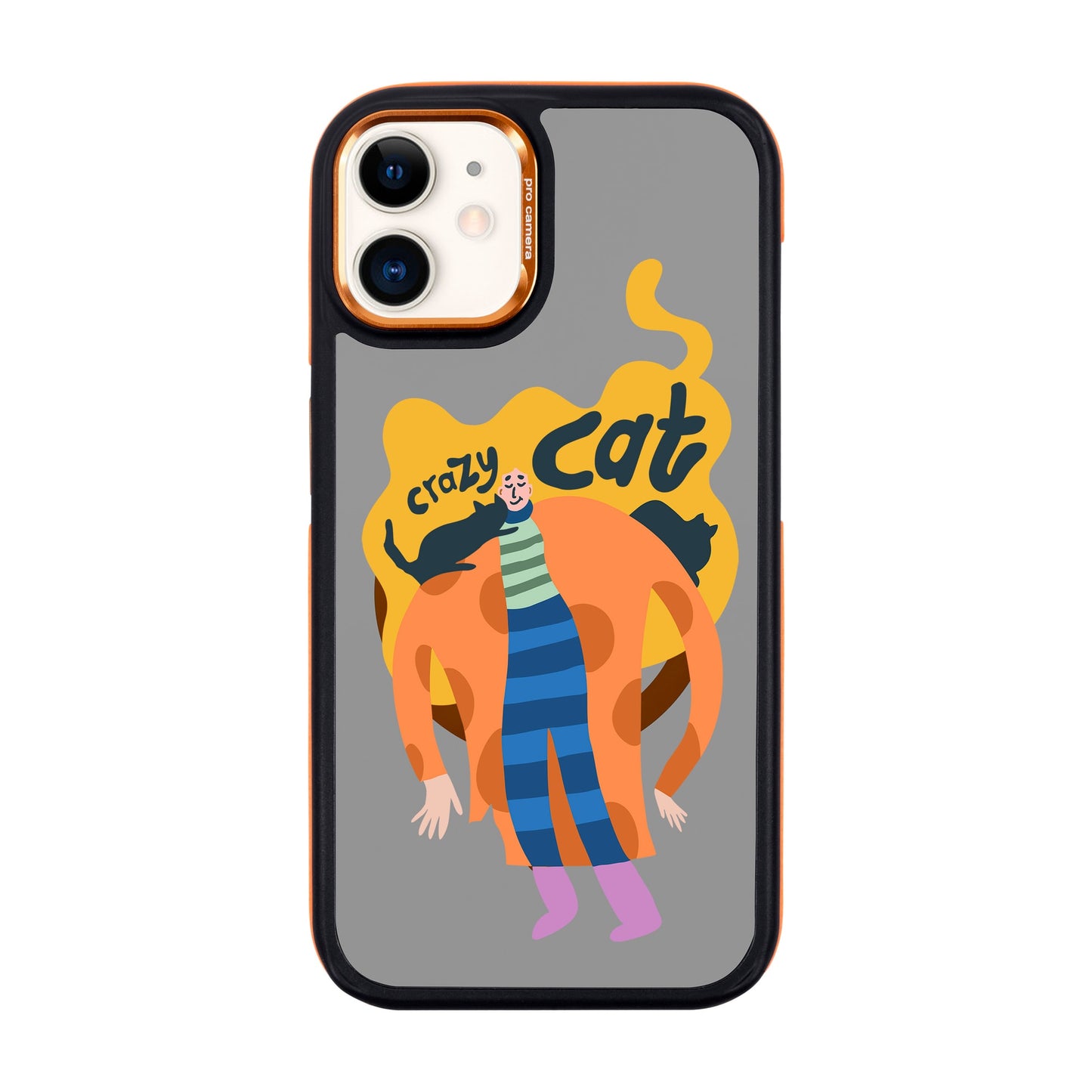 CRAZY CAT-iPhone 11 Dark Kılıf MagSafe Özellikli