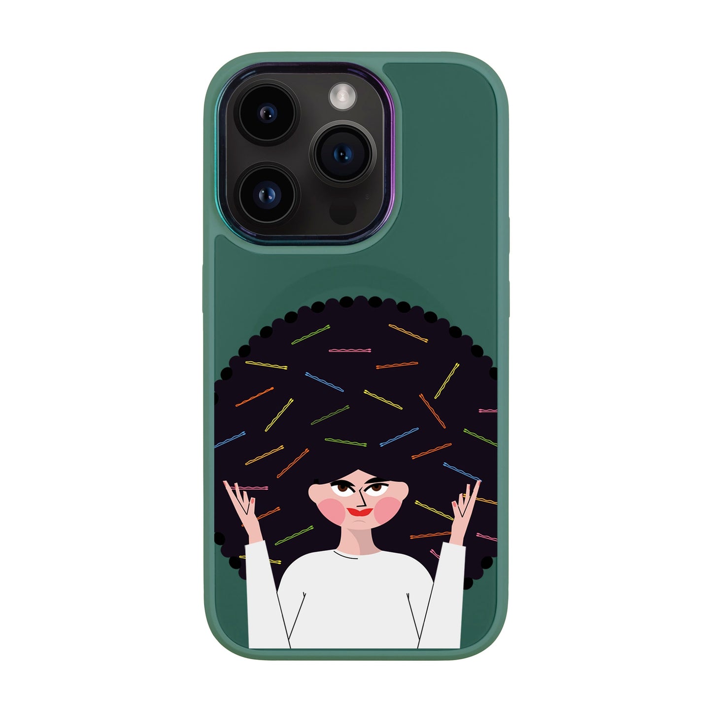 TANGLES OF HAPPINESS-iPhone 13 Pro Vigor Kılıf MagSafe Özellikli