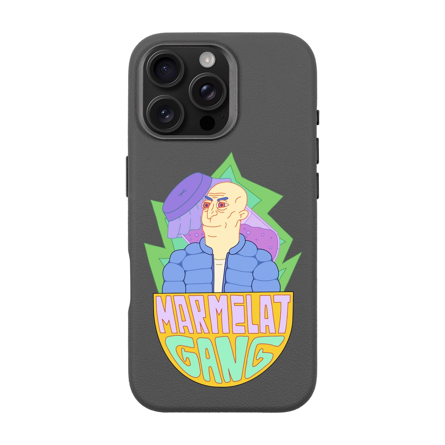 MARMELAT GANG-iPhone 16 Pro Max Leather Premium Kılıf MagSafe Özellikli