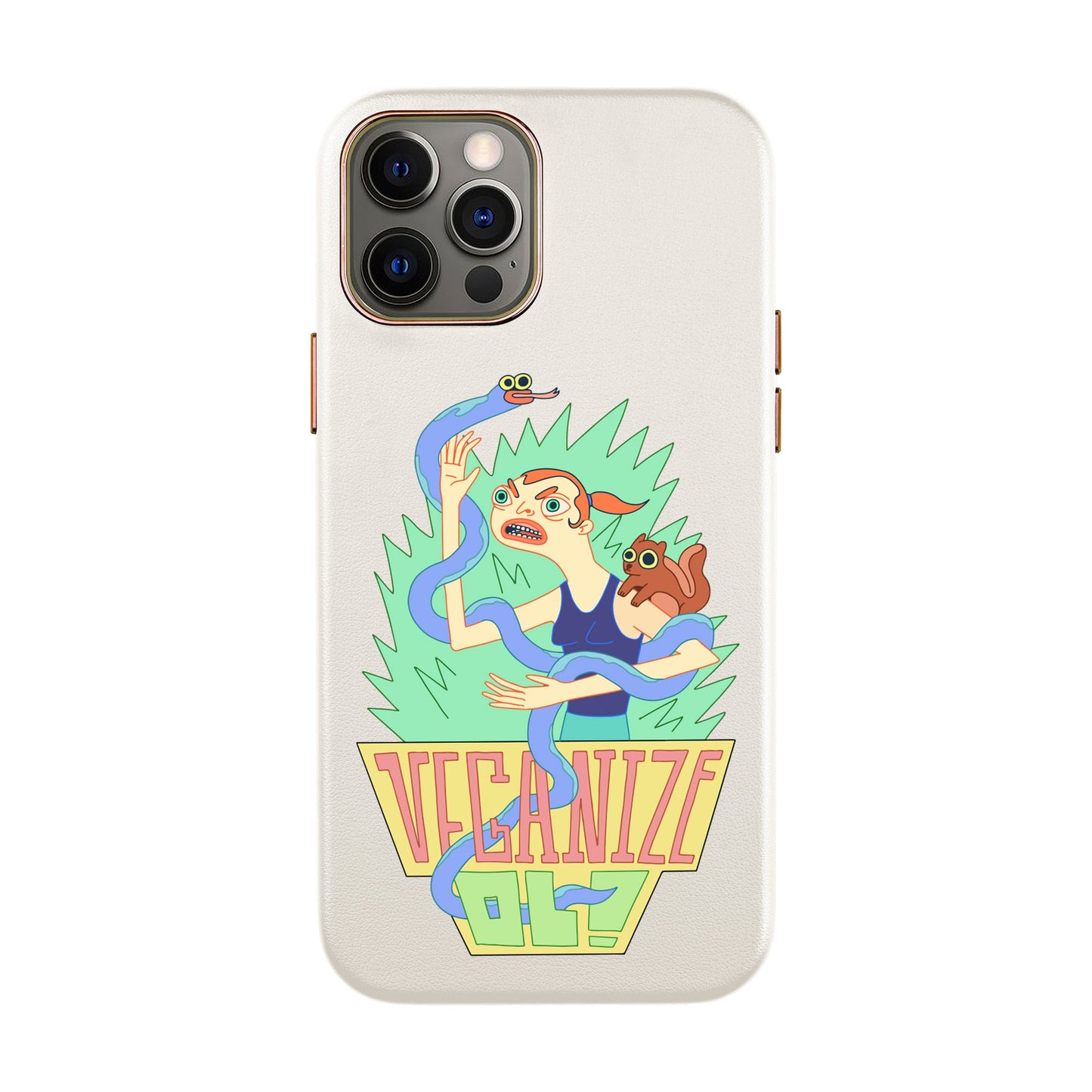 VEGANİZE-iPhone 11 Pro Max Leather Kılıf