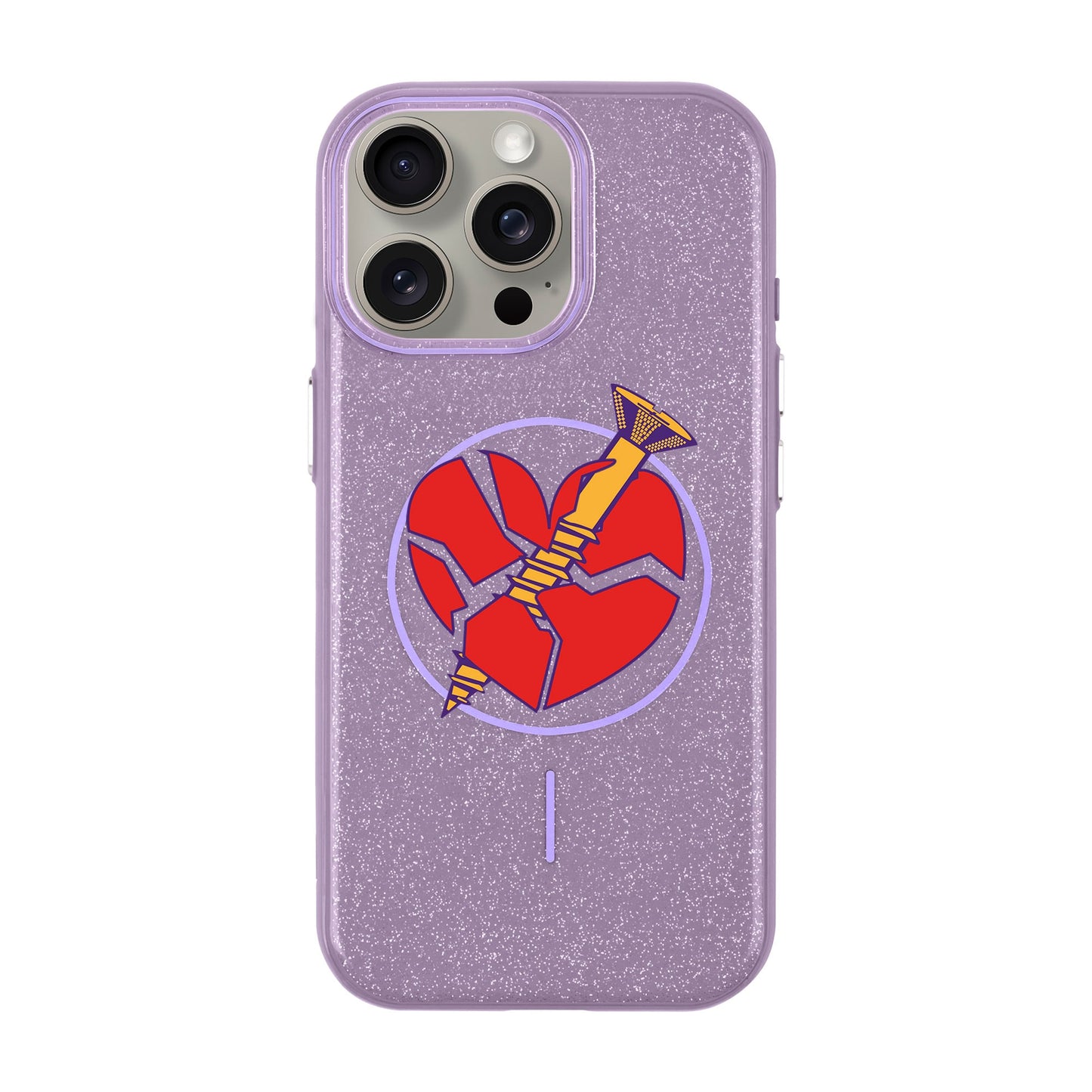 BROKEN HEART-iPhone 15 Pro Max Radiant Kılıf MagSafe Özellikli