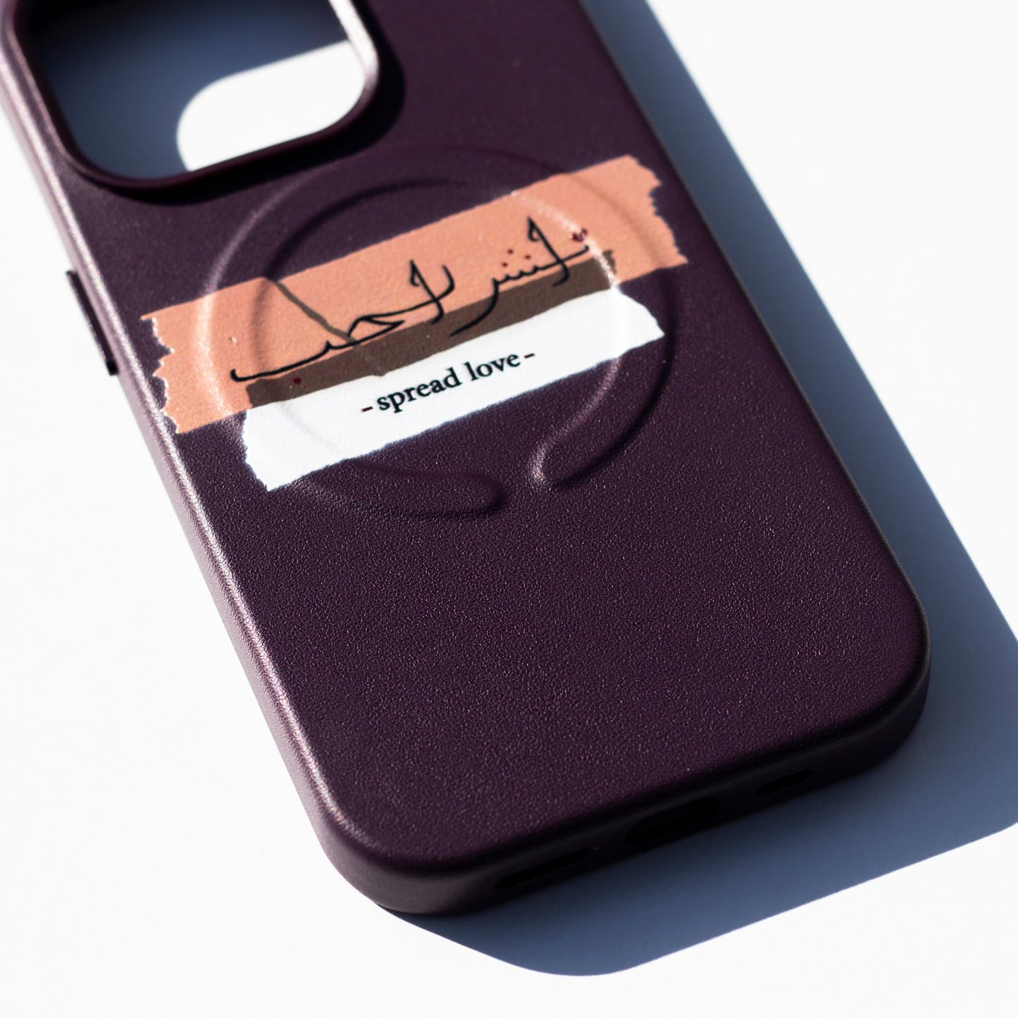 SPREAD LOVE-iPhone 14 Pro Max Leather Kılıf MagSafe Özellikli