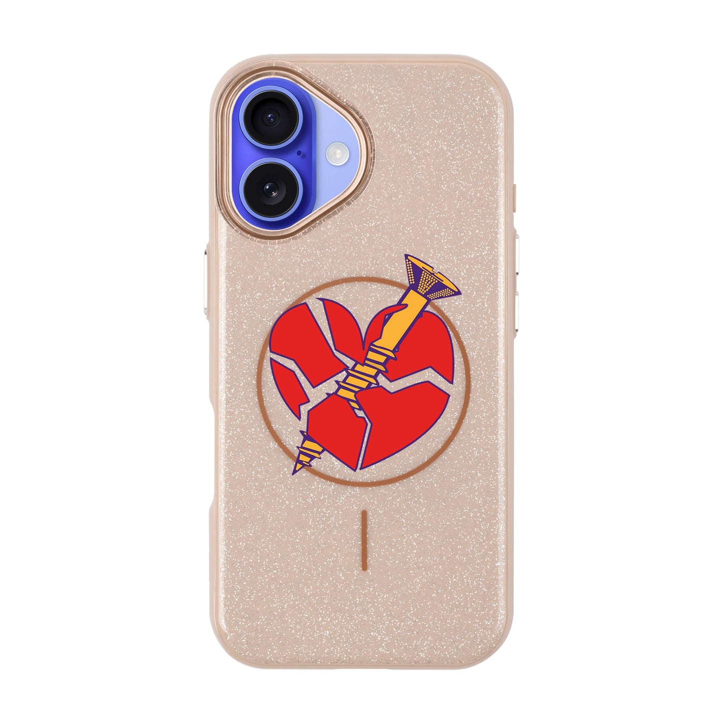BROKEN HEART-iPhone 16 Plus Radiant Kılıf MagSafe Özellikli