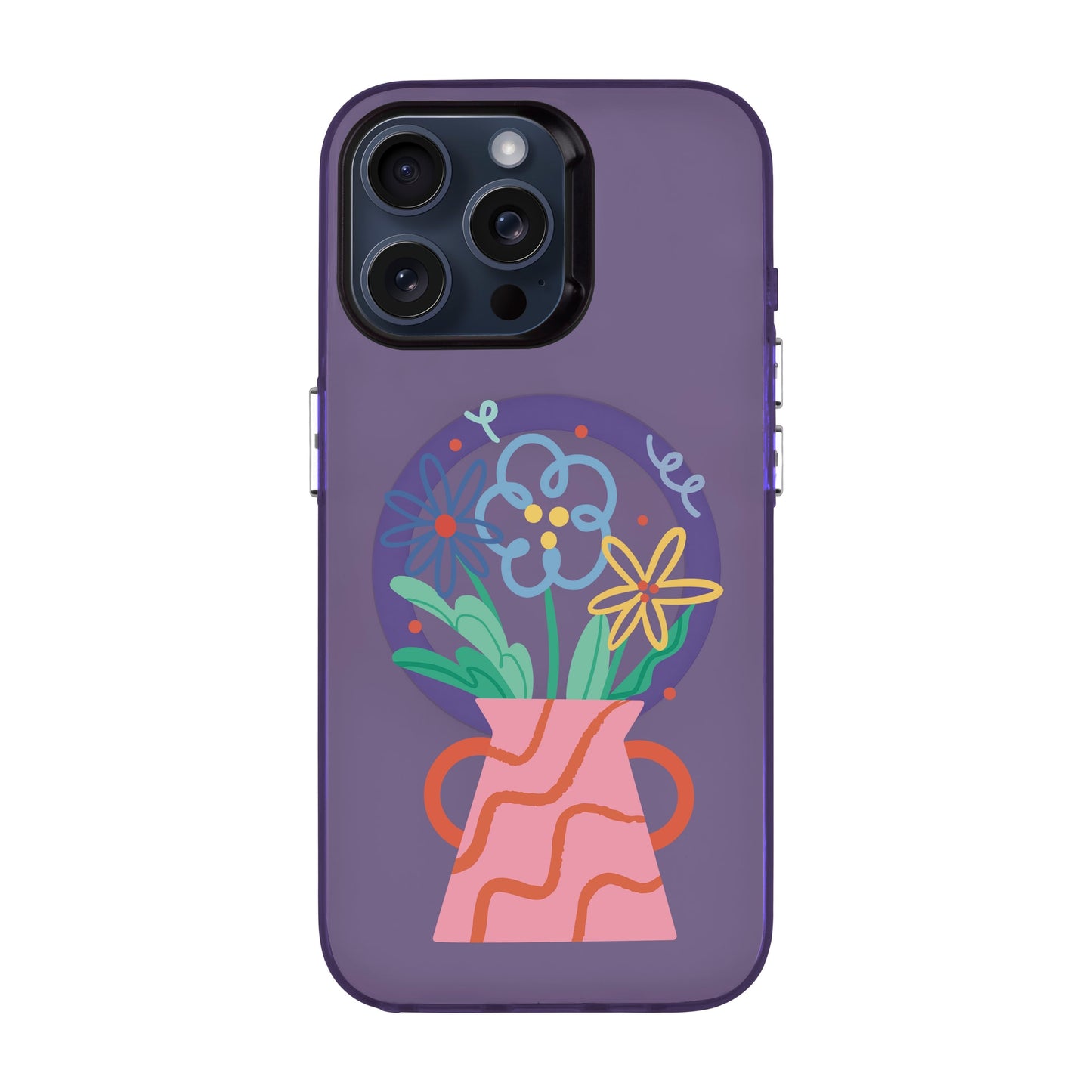 PINK VASE-iPhone 15 Pro Max Hold Kılıf MagSafe Özellikli