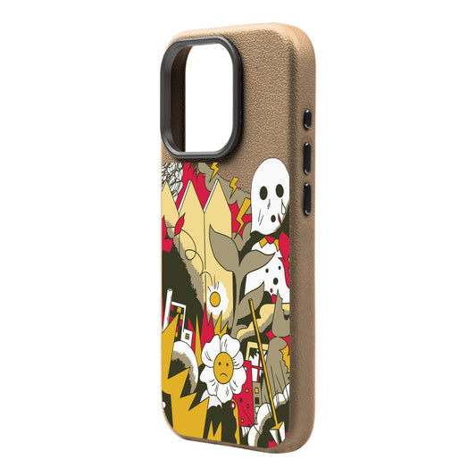 EVERYTHING IS BURNING-Leather Premium Kılıf MagSafe Özellikli - iPhone 16 Pro Max