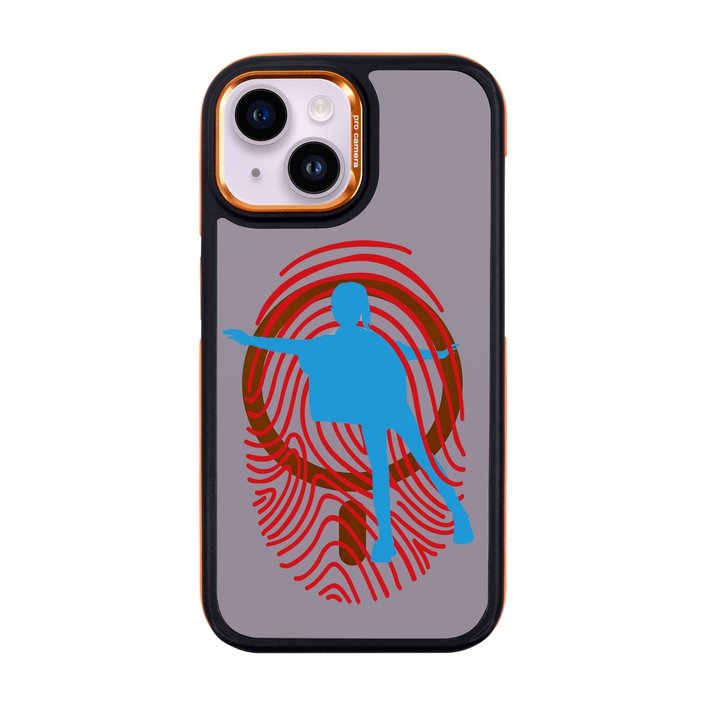 FINGERMARK-iPhone 14 Dark Kılıf MagSafe Özellikli
