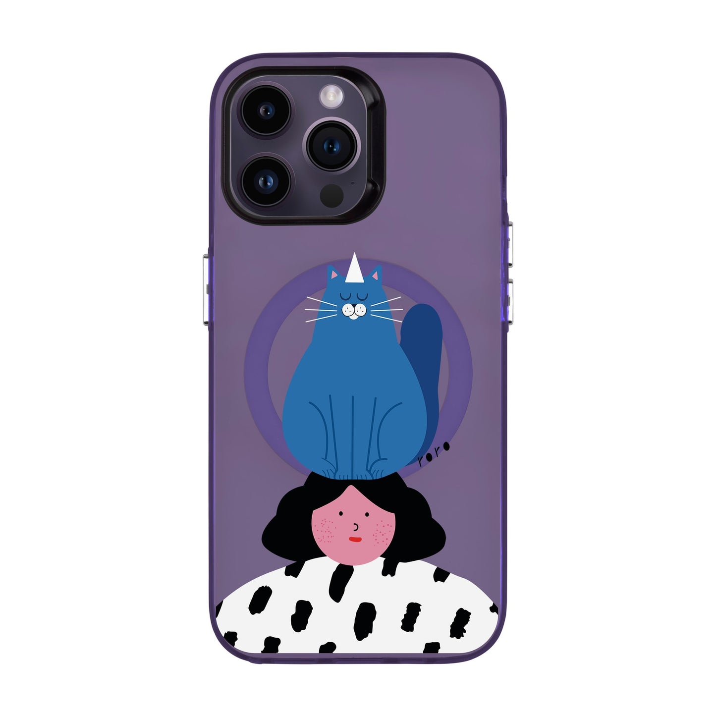 NAUGHTY CAT-iPhone 14 Pro Max Hold Kılıf MagSafe Özellikli