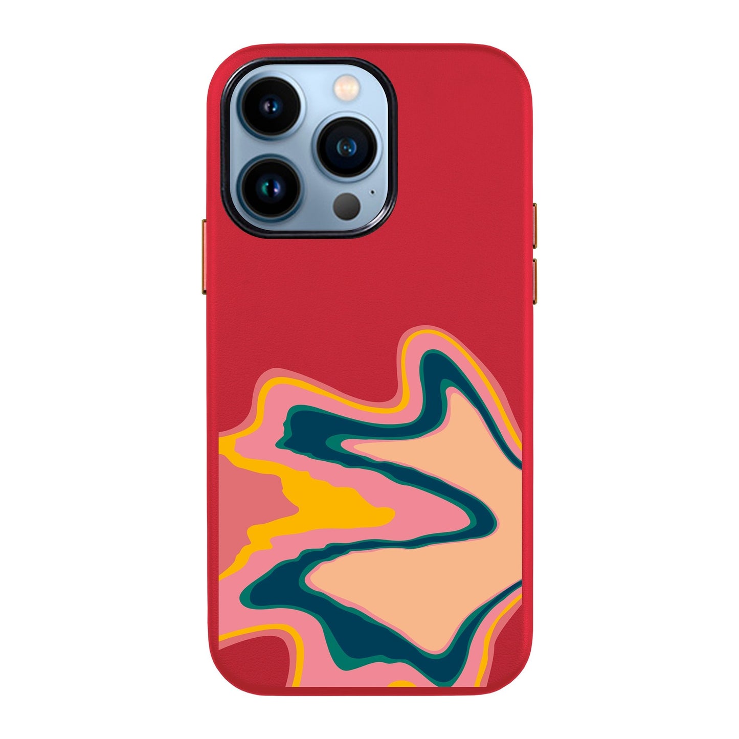 US IN ESSENCE-iPhone 13 Pro Max Leather Kılıf