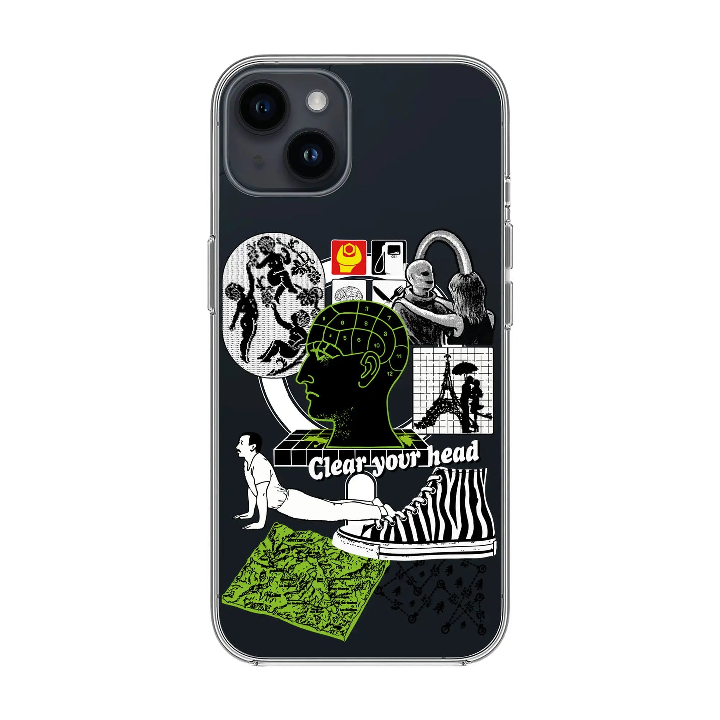 CLEAR YOUR HEAD-iPhone 14 Plus Solid Kılıf MagSafe Özellikli