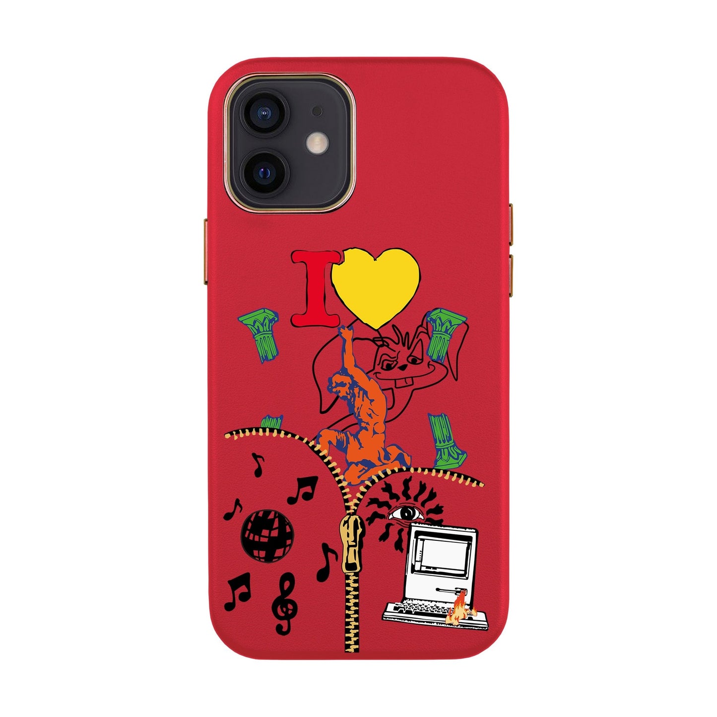 ANTIQUE-iPhone 12 Leather Kılıf