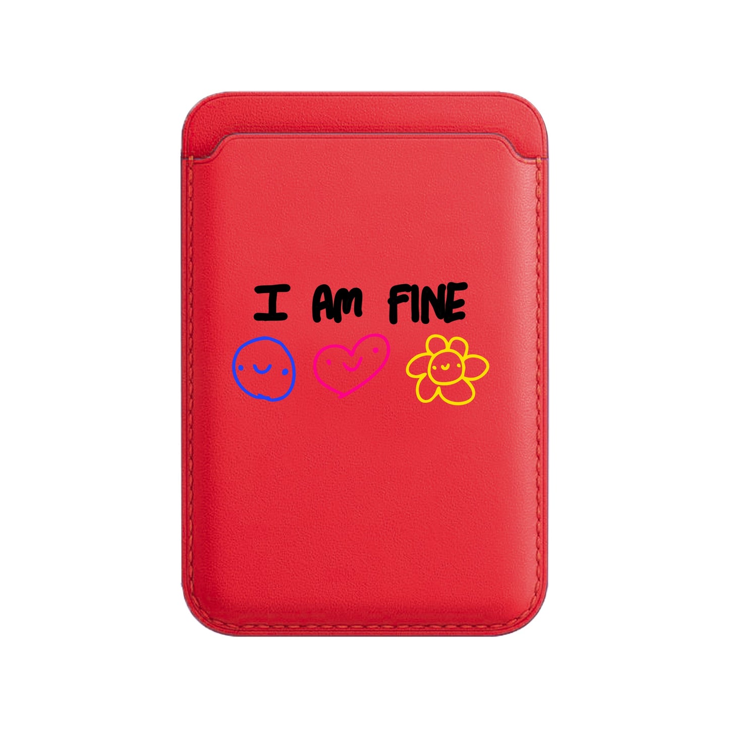 I AM FINE-Leather Kartlık