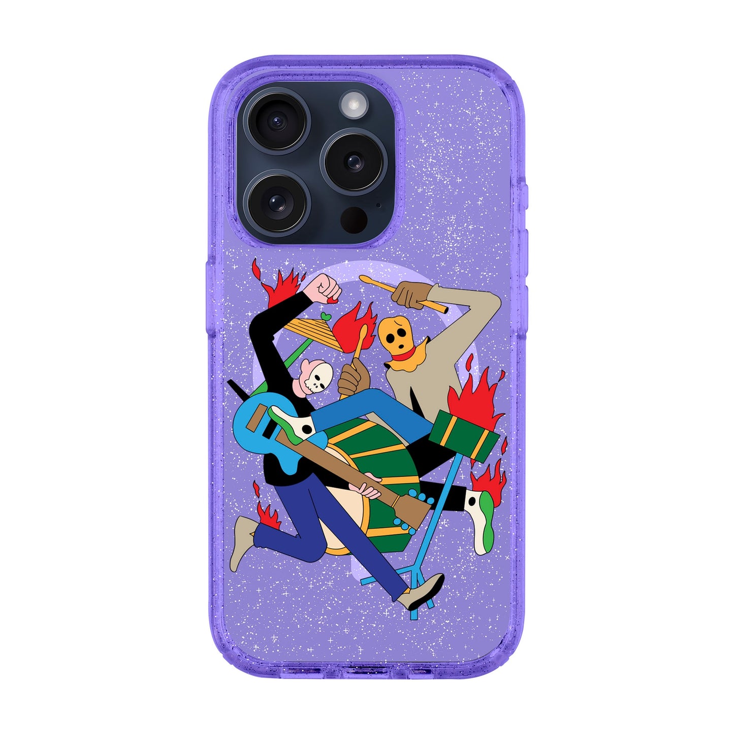 MONSTER MASH-iPhone 15 Pro Shiny Kılıf MagSafe Özellikli