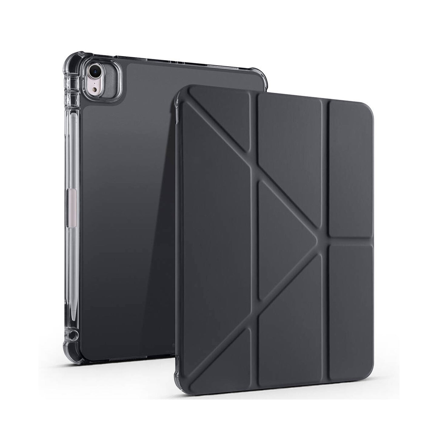 Apple iPad Air 11 inç 2025 M3-Trigon Folding Kalemlikli Standlı Kılıf