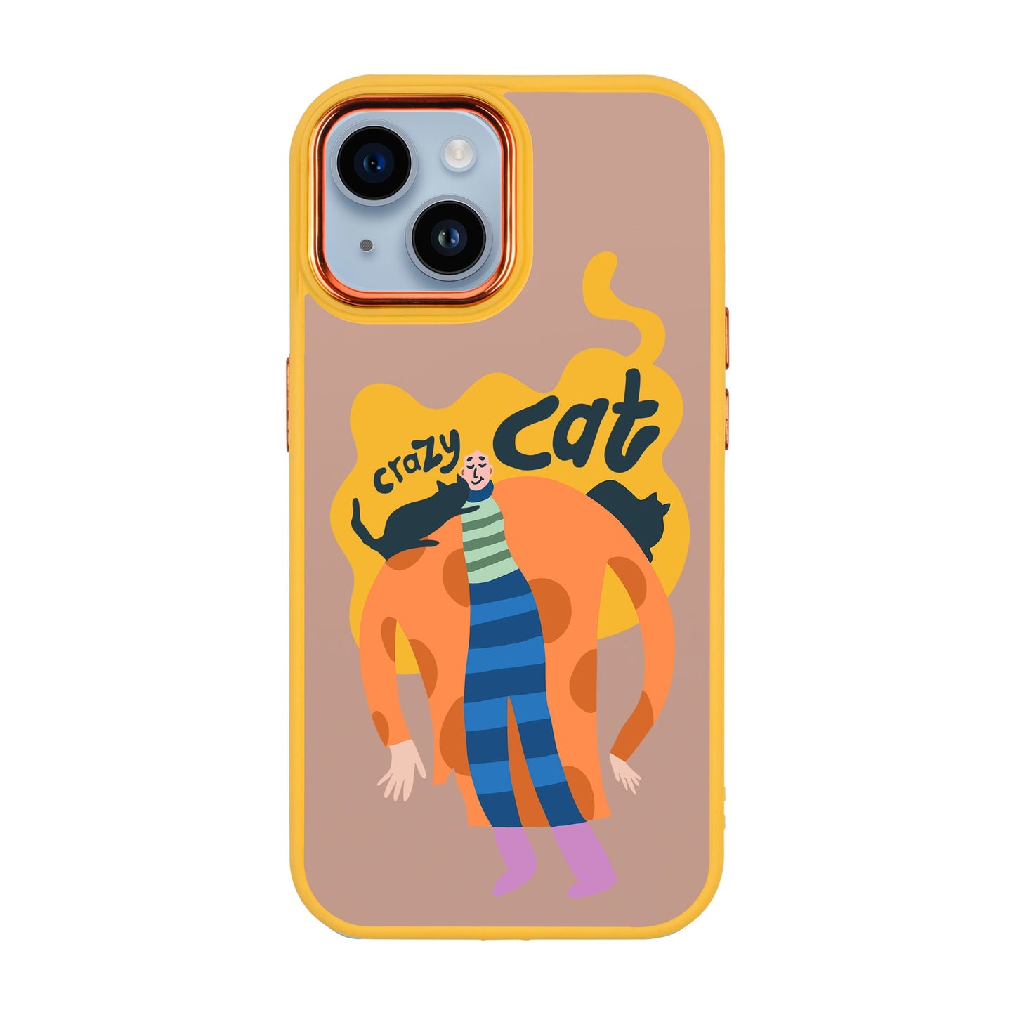 CRAZY CAT-iPhone 14 Plus Proof Kılıf