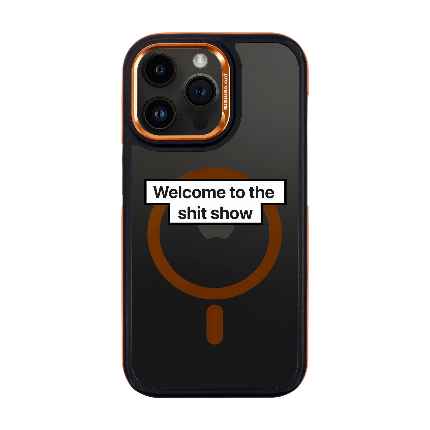 WELCOME-iPhone 14 Pro Max Dark Kılıf MagSafe Özellikli