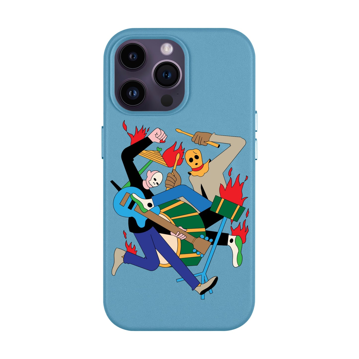 MONSTER MASH-iPhone 14 Pro Max Leather Kılıf MagSafe Özellikli