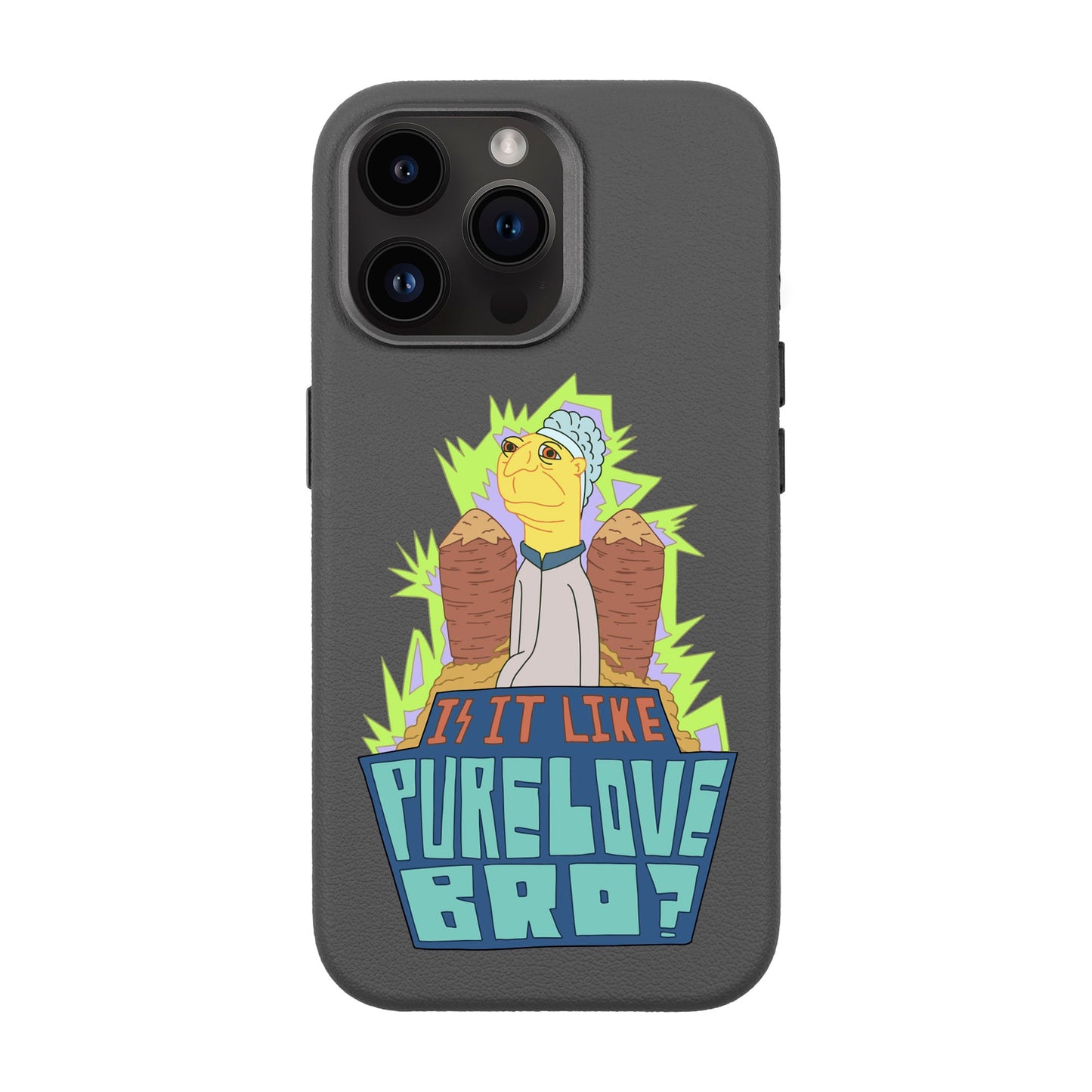 PURE LOVE-iPhone 14 Pro Max Leather Premium Kılıf MagSafe Özellikli