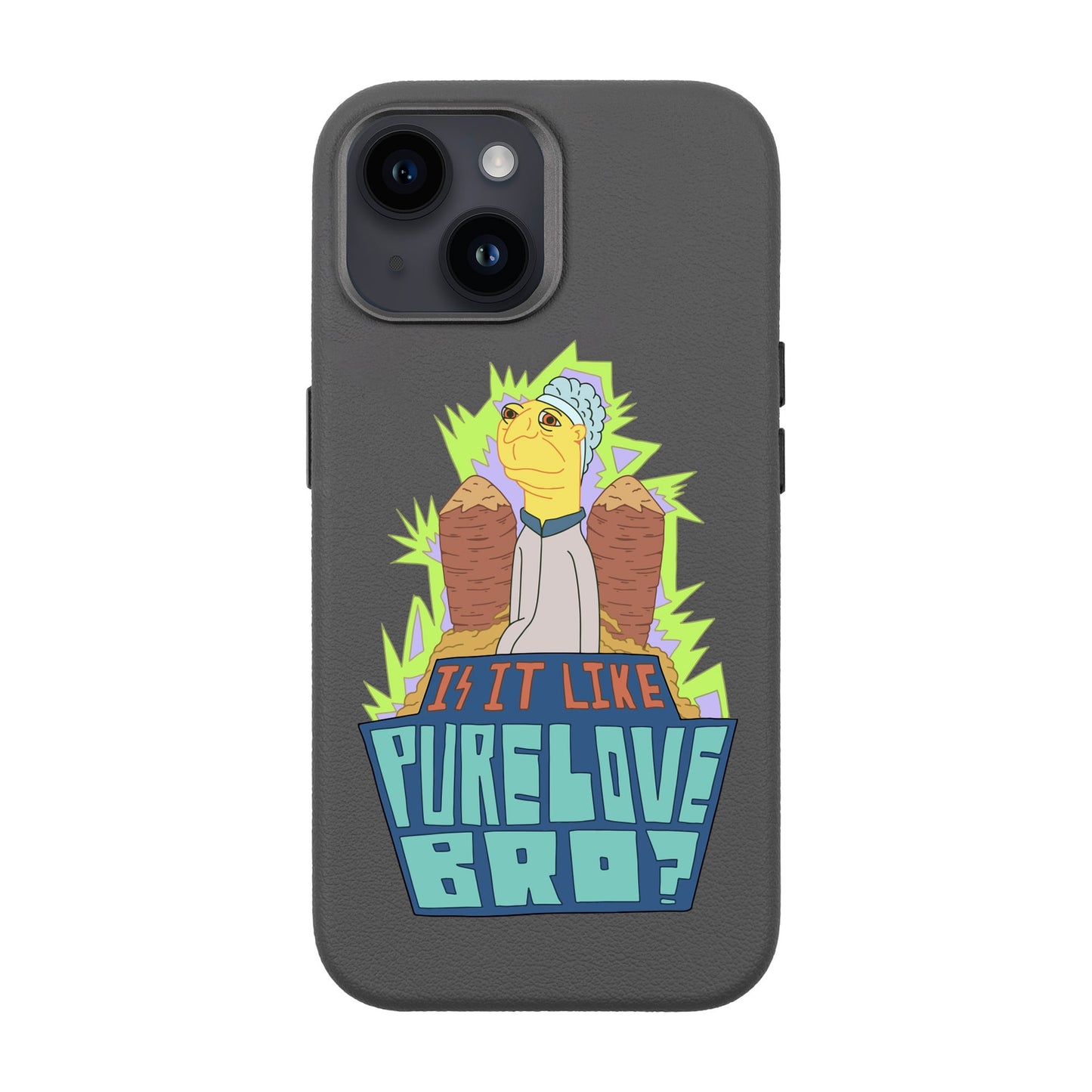 PURE LOVE-iPhone 14 Leather Premium Kılıf MagSafe Özellikli