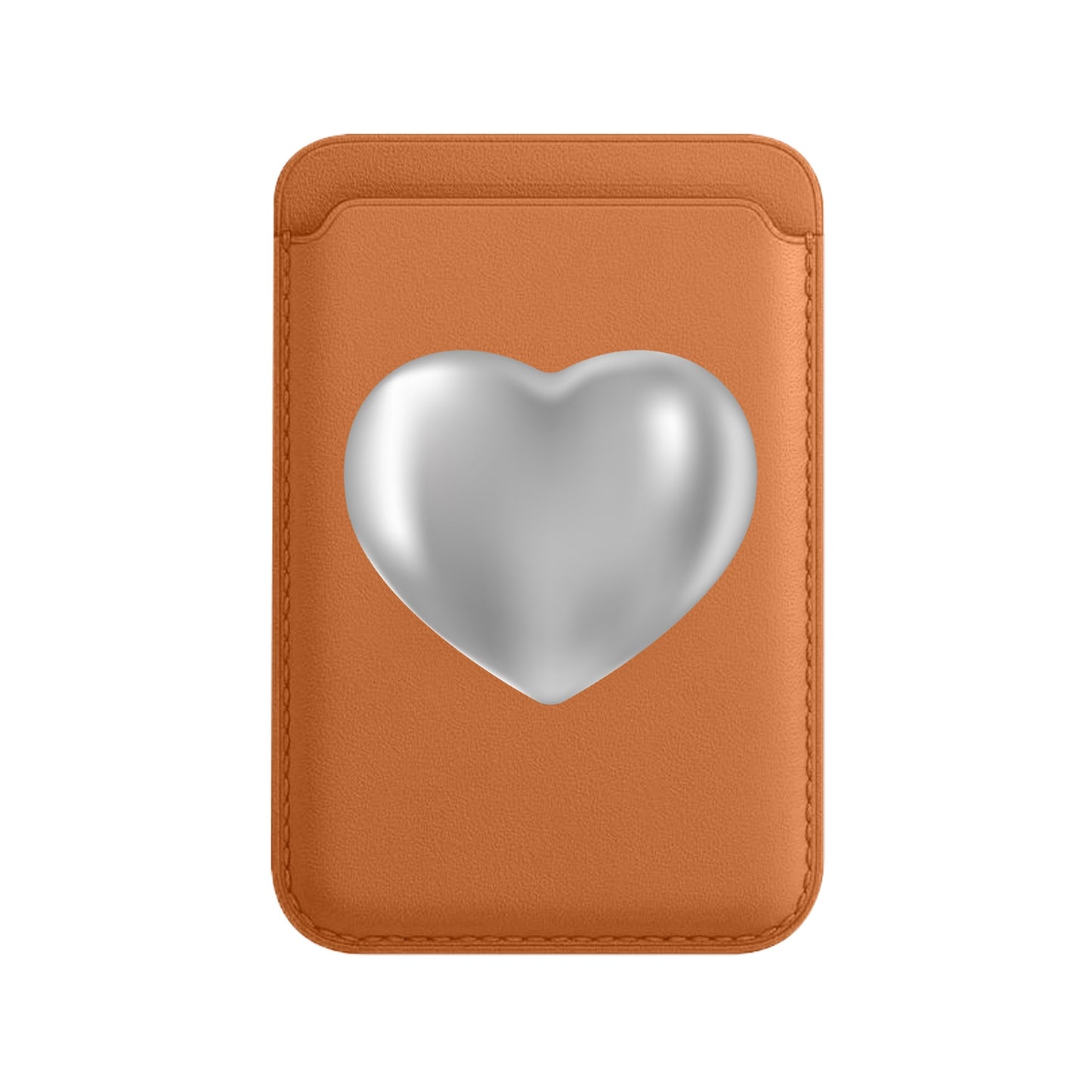 SILVER HEART-Leather Kartlık