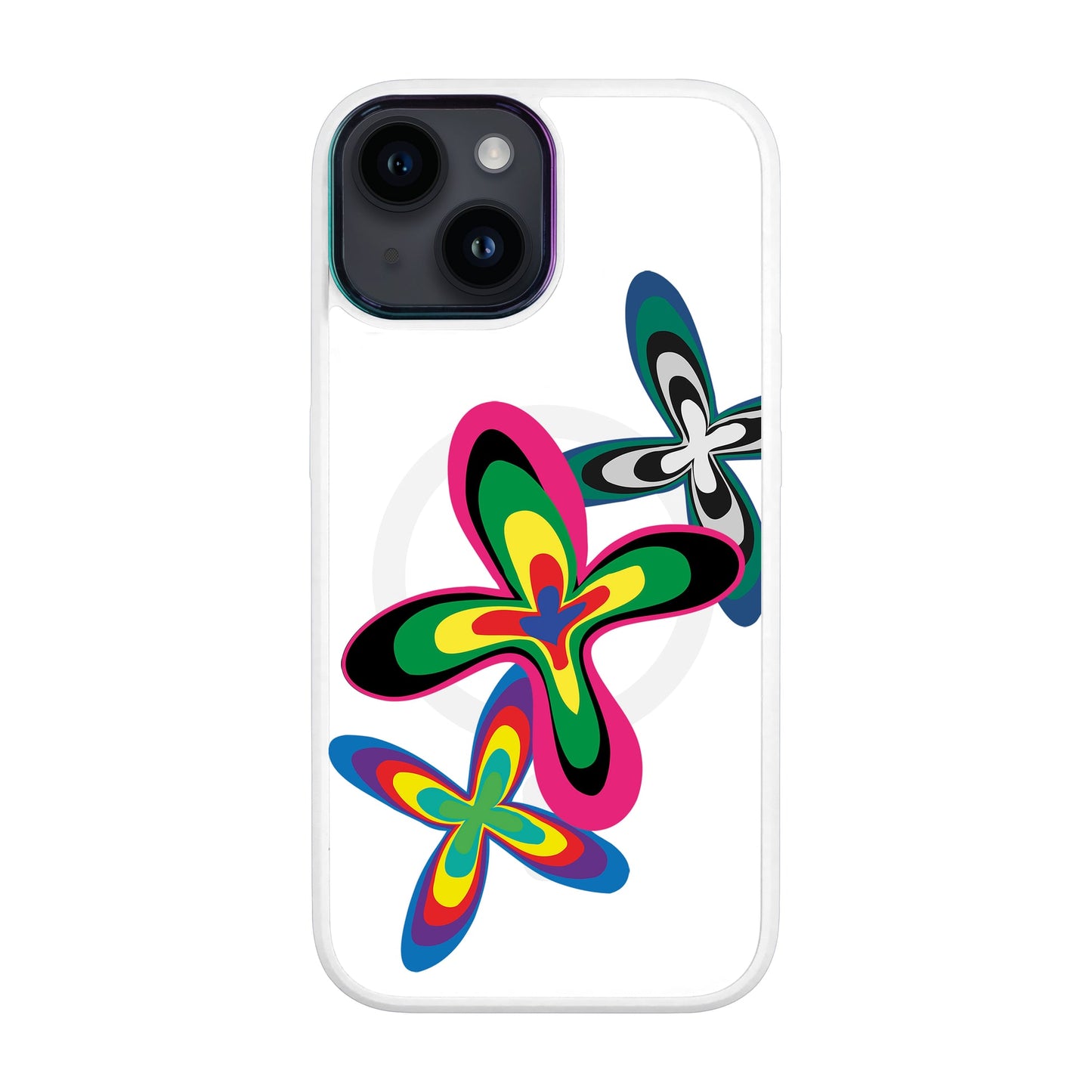 COLOR FLOWER-iPhone 12 Vigor Kılıf MagSafe Özellikli