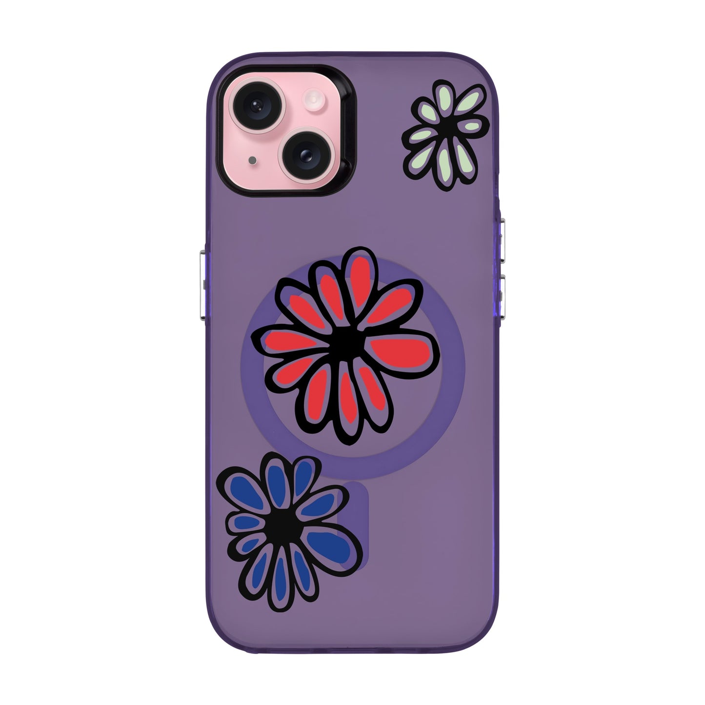 FLORIST-iPhone 15 Plus Hold Kılıf MagSafe Özellikli